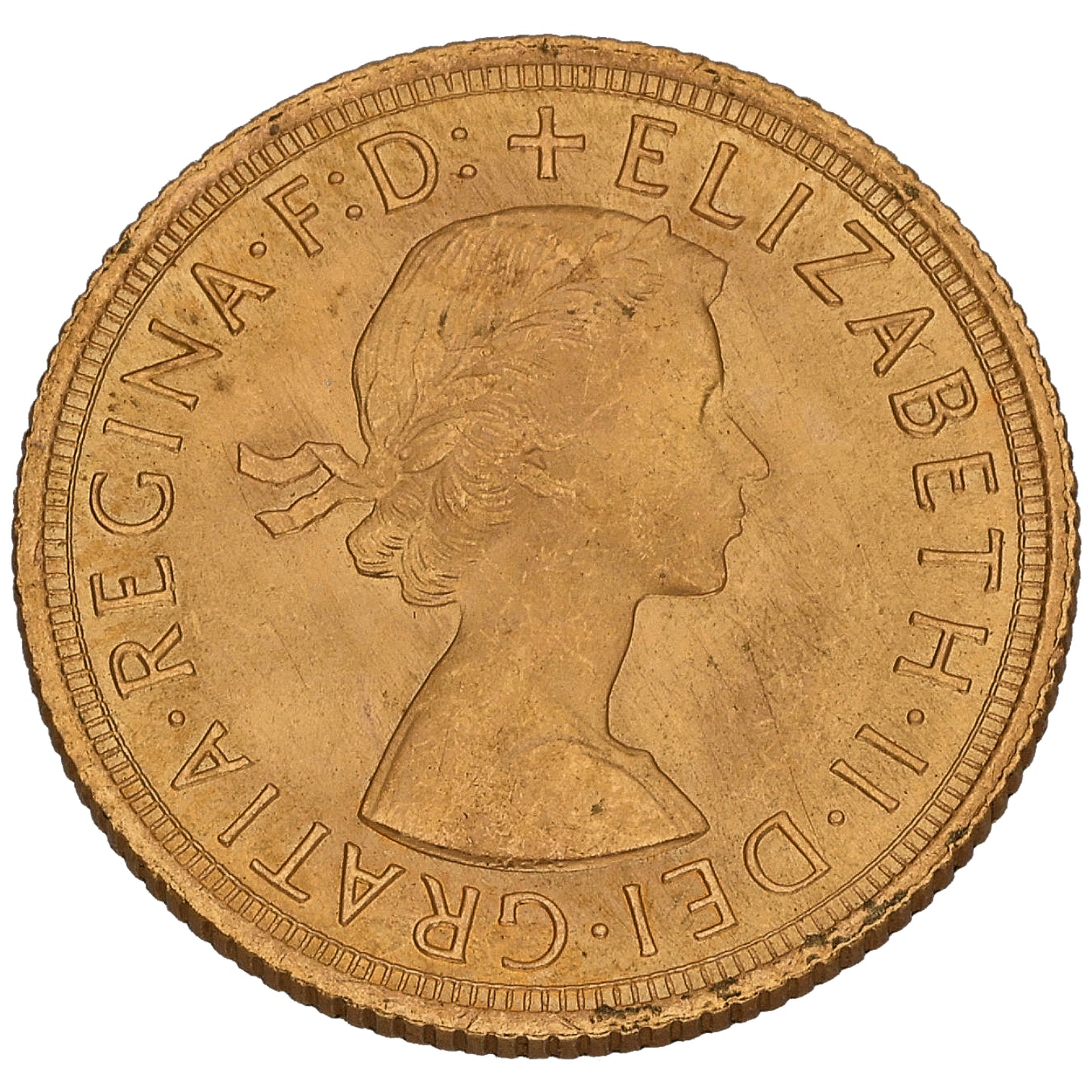 22ct Gold Queen Elizabeth II Full Sovereign Coin 1966