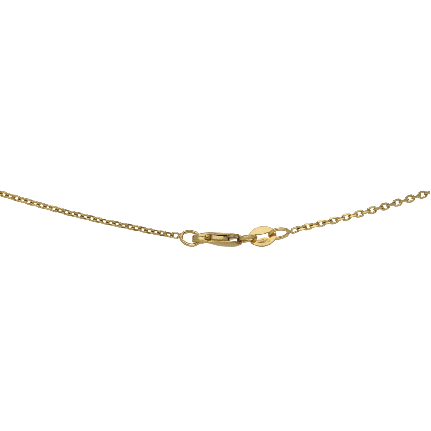 9ct Gold Curb Chain 22"
