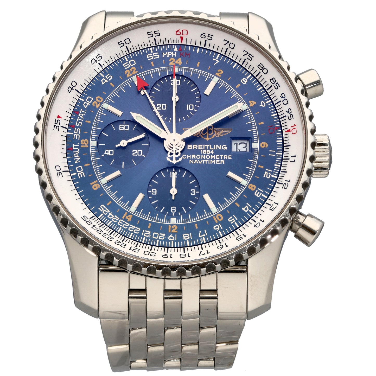 Breitling Navitimer World A24322 46mm Stainless Steel Watch