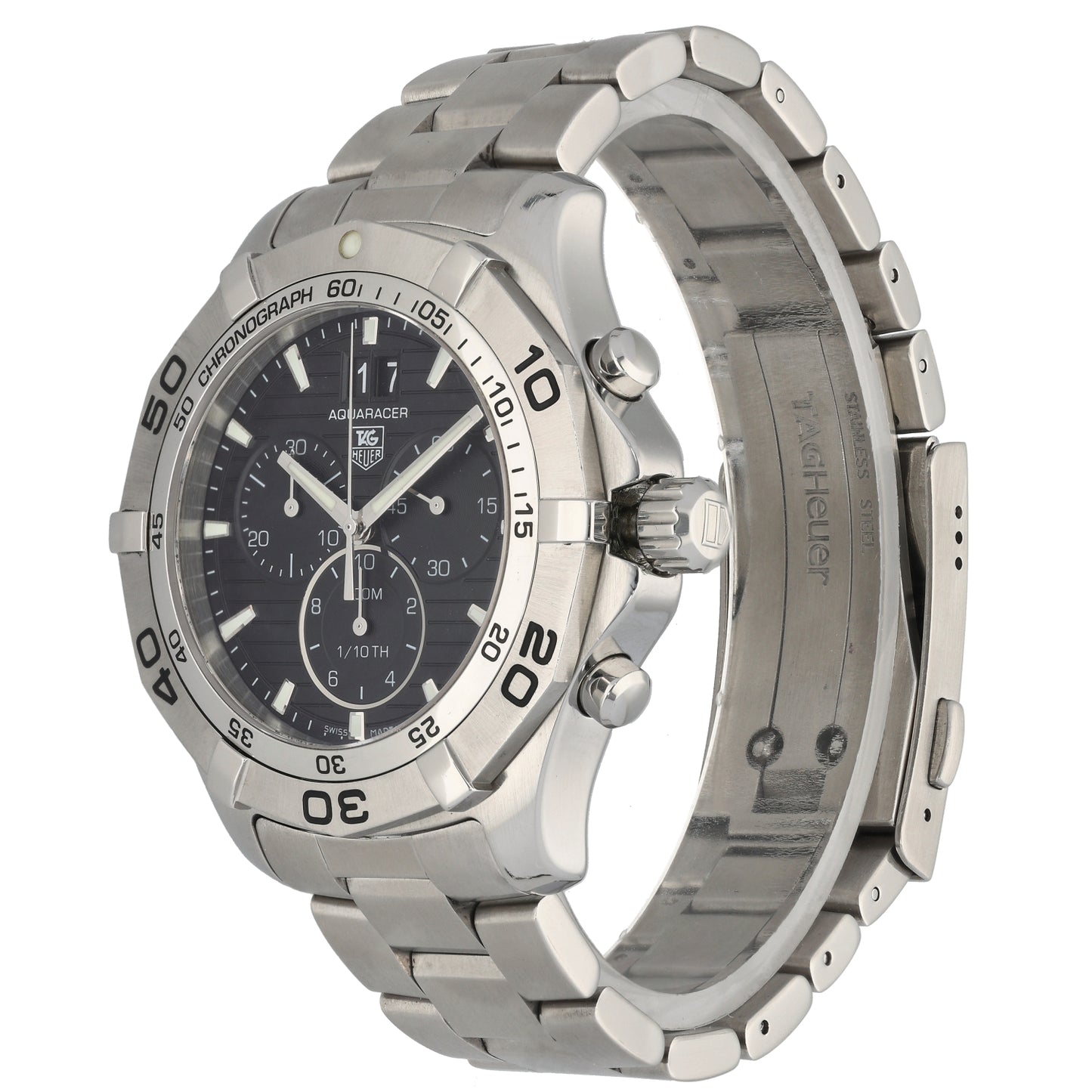 Tag Heuer Aquaracer CAF101E 43mm Stainless Steel Watch