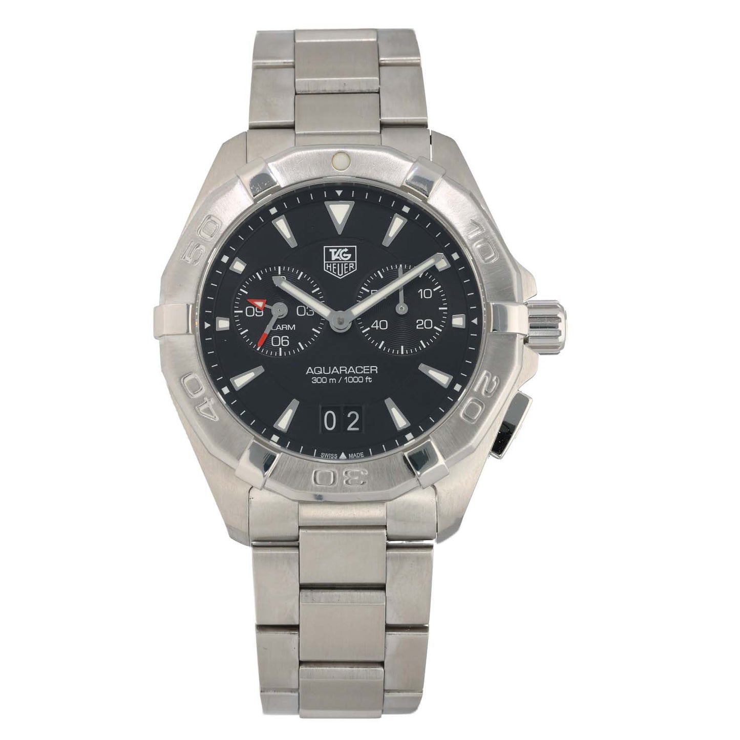 Tag Heuer Aquaracer WAY111Z 41mm Stainless Steel Watch