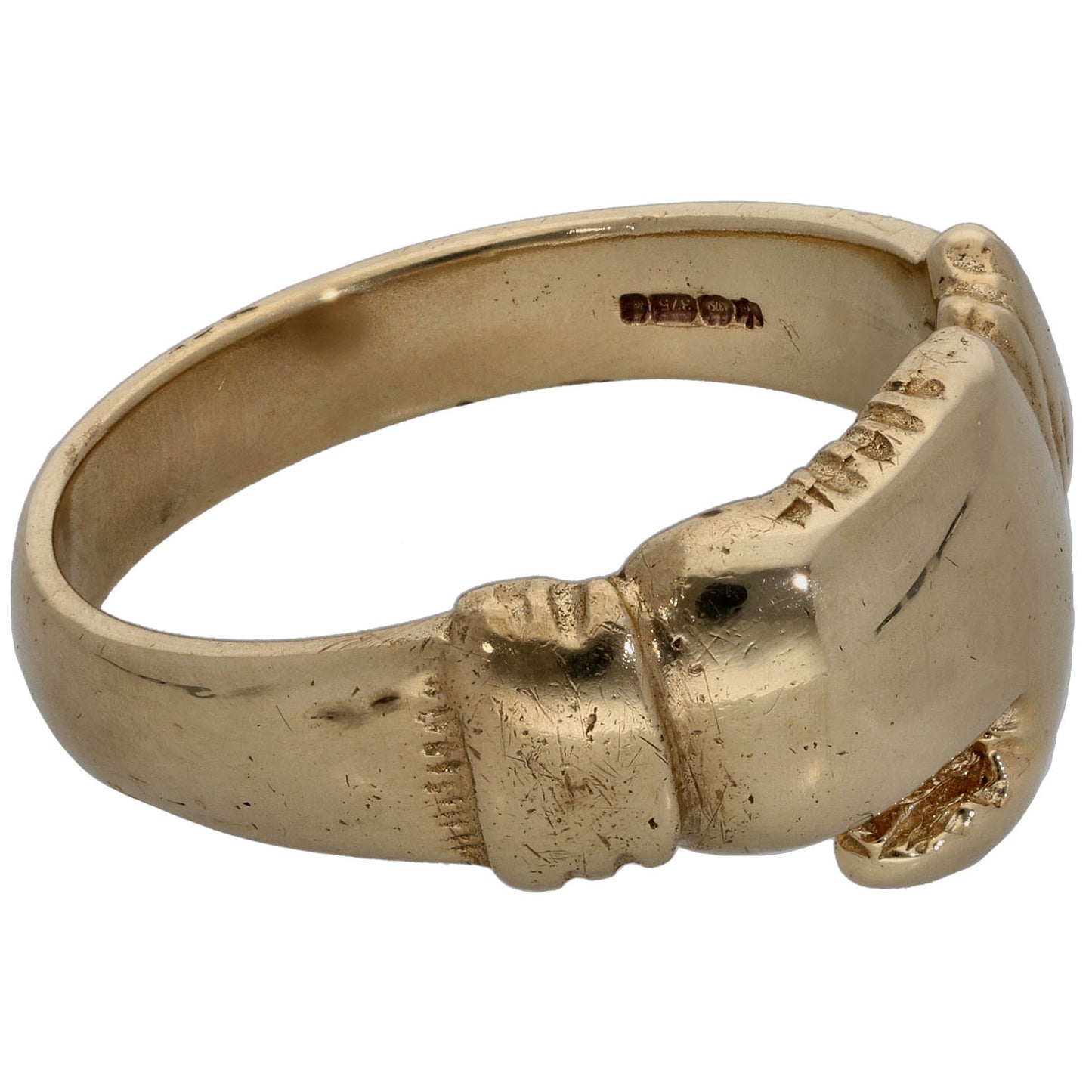 9ct Gold Boxing Glove Ring Size V