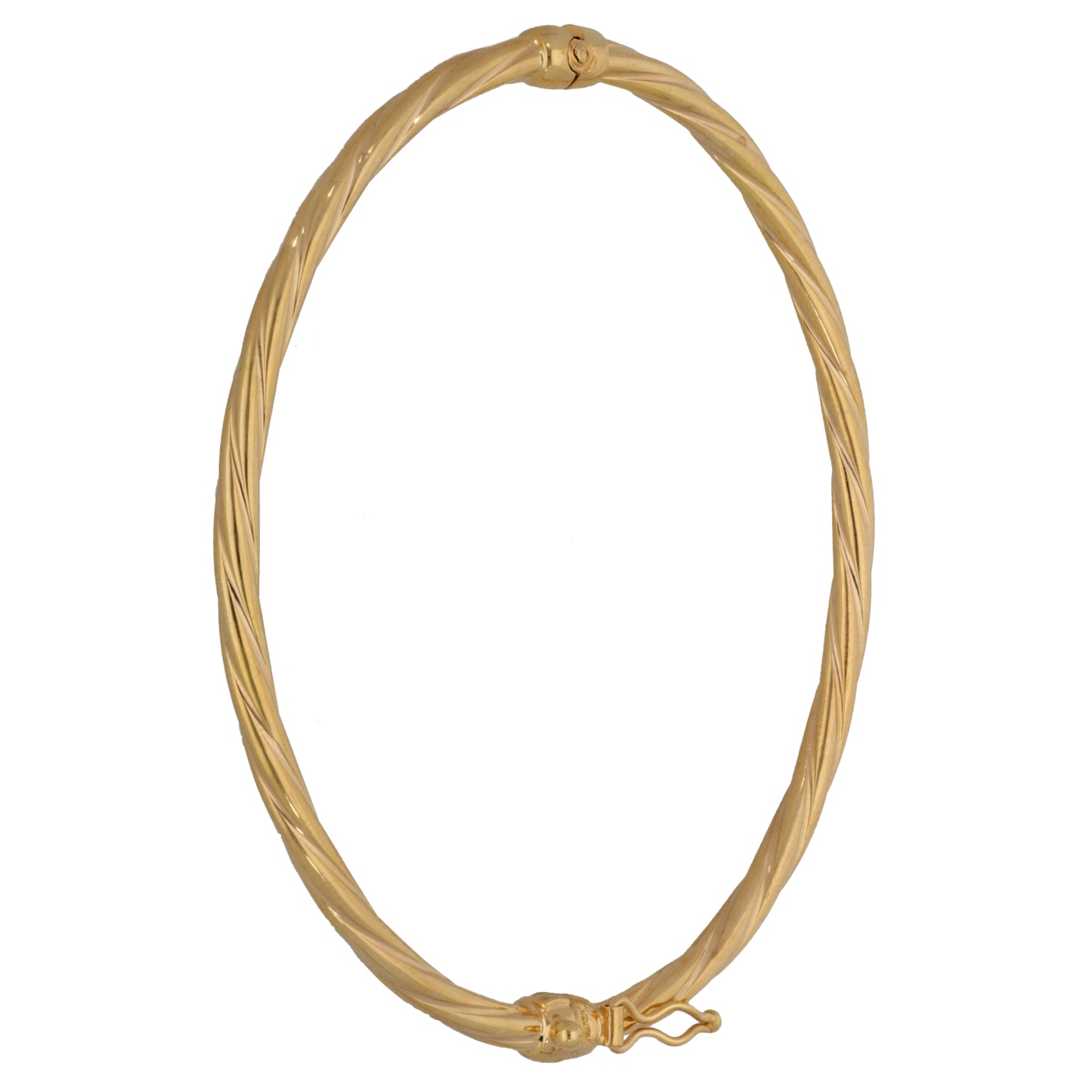 9ct Gold Hinged/Clasp Bangle