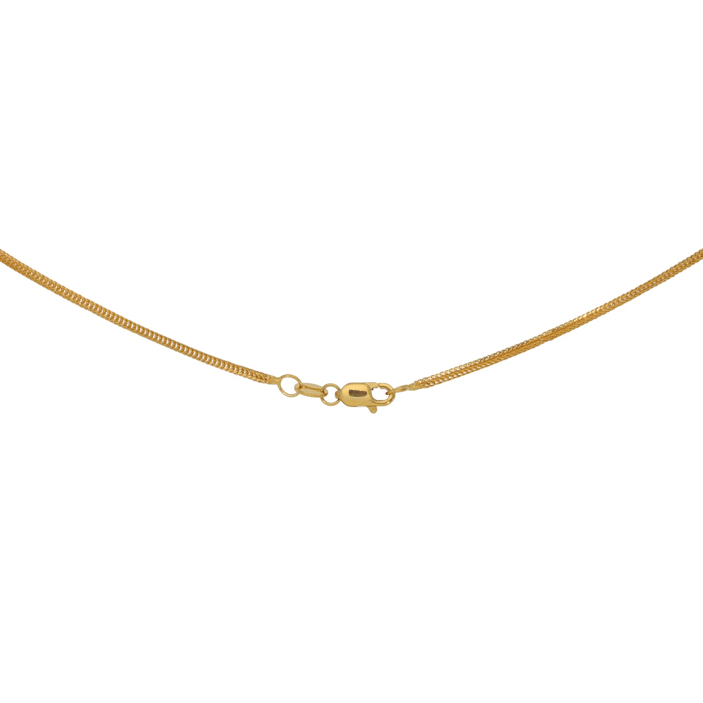 New 22ct Foxtail Chain/Necklace 18"