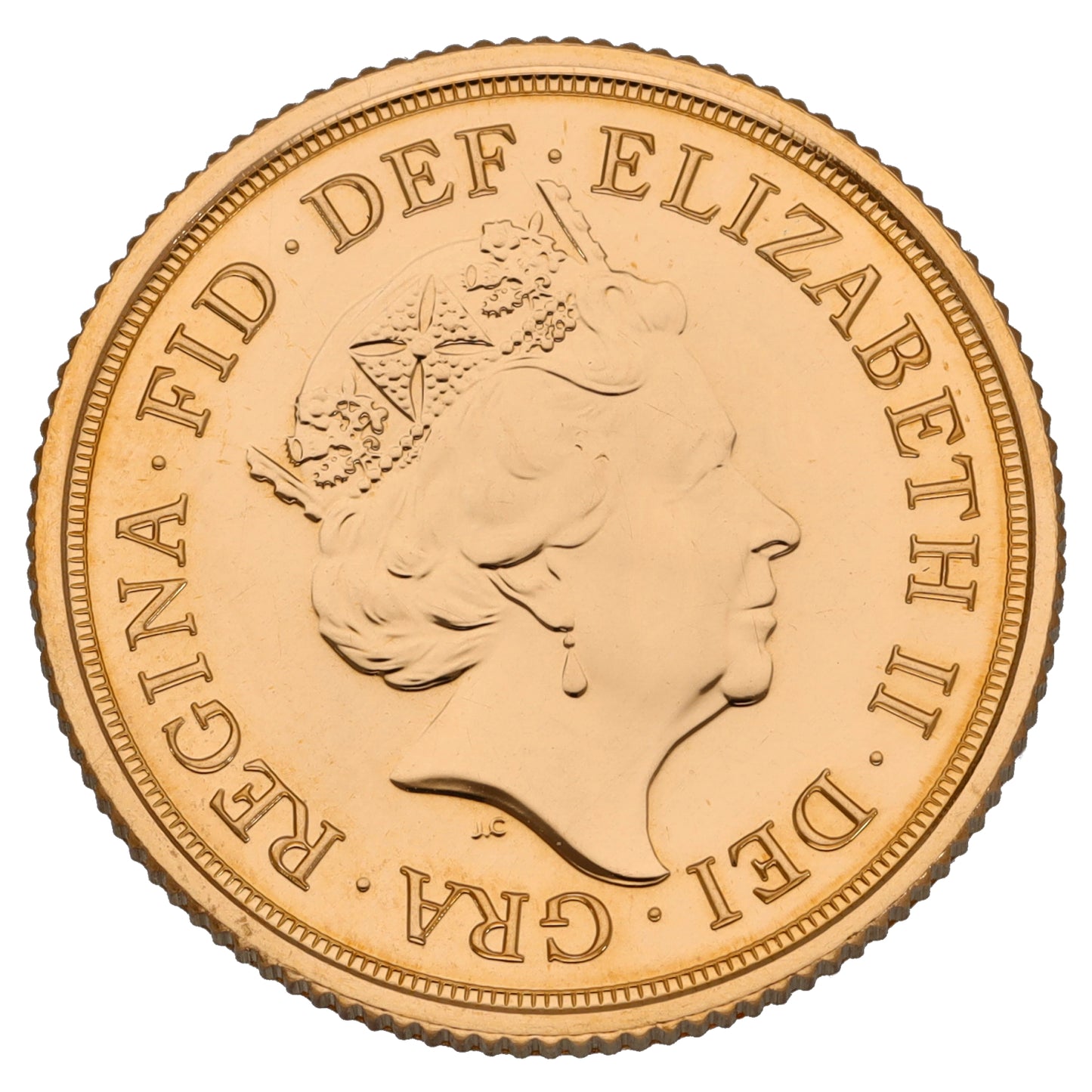 22ct Gold Queen Elizabeth II Full Sovereign Coin 2022