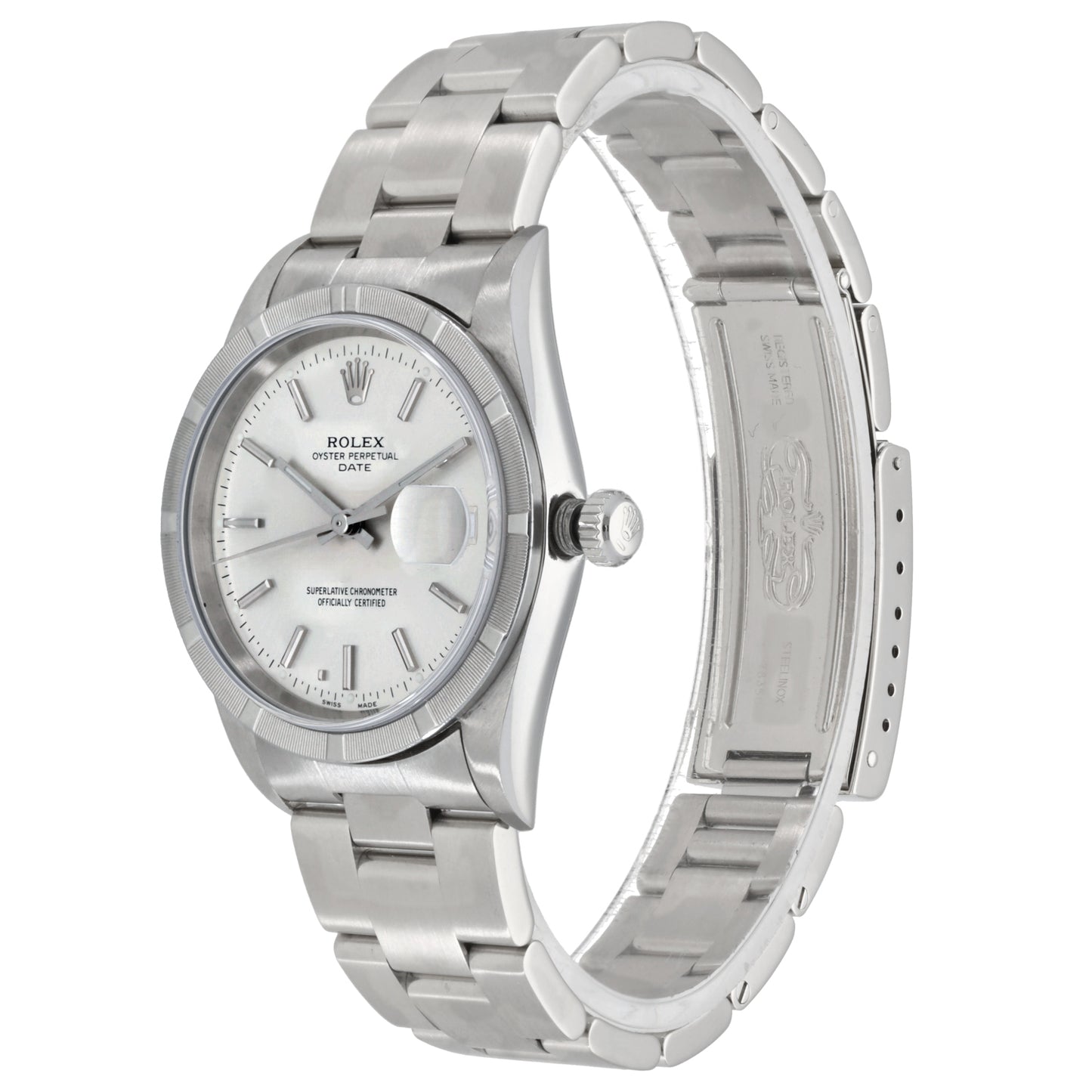 Rolex Date 15210 34mm Stainless Steel Watch