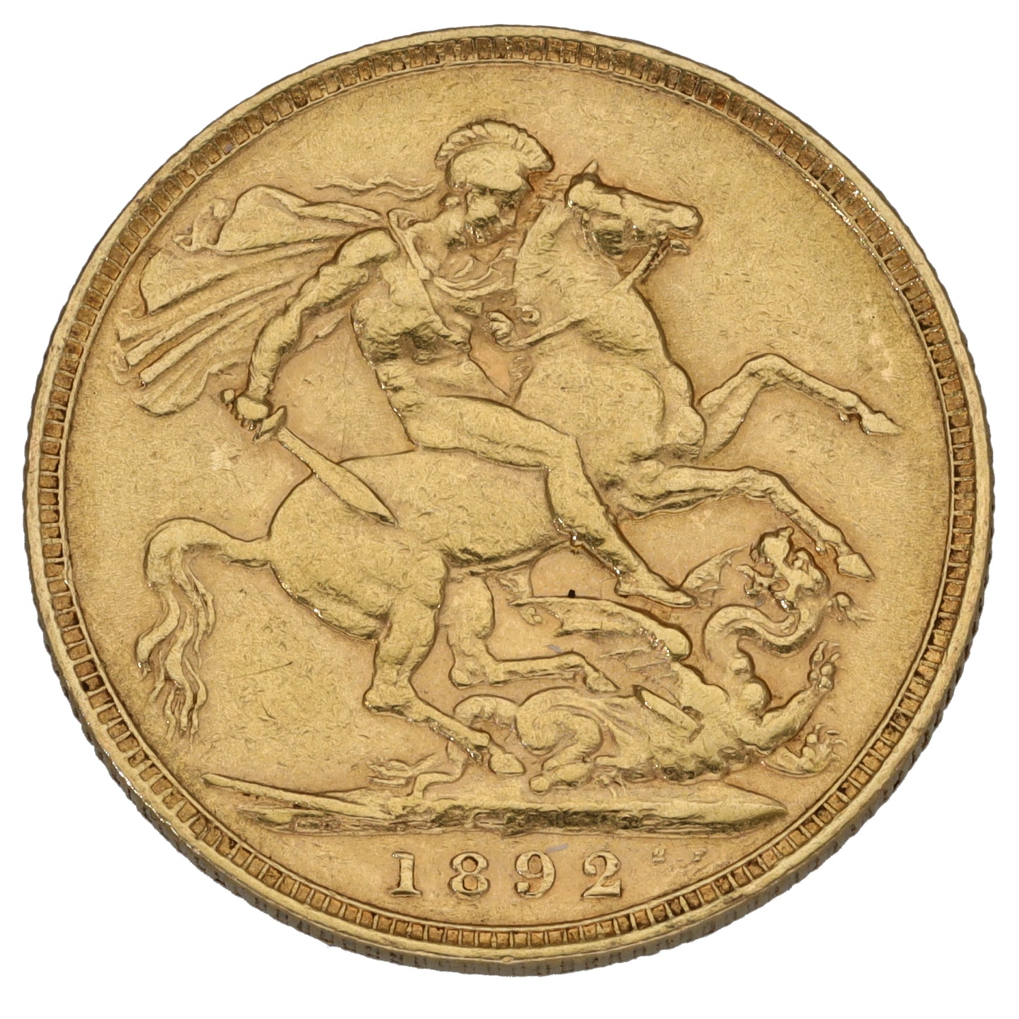 22ct Gold Queen Victoria Full Sovereign Coin 1892