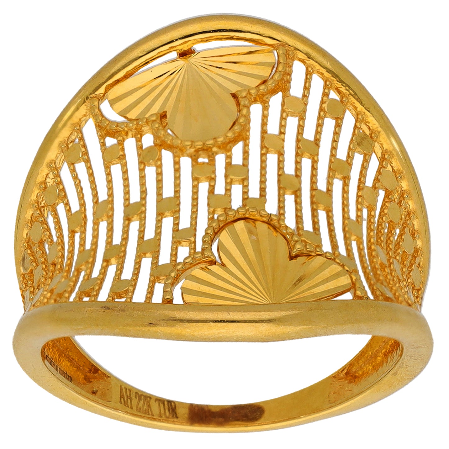 22ct Gold Alternative Ring Size P