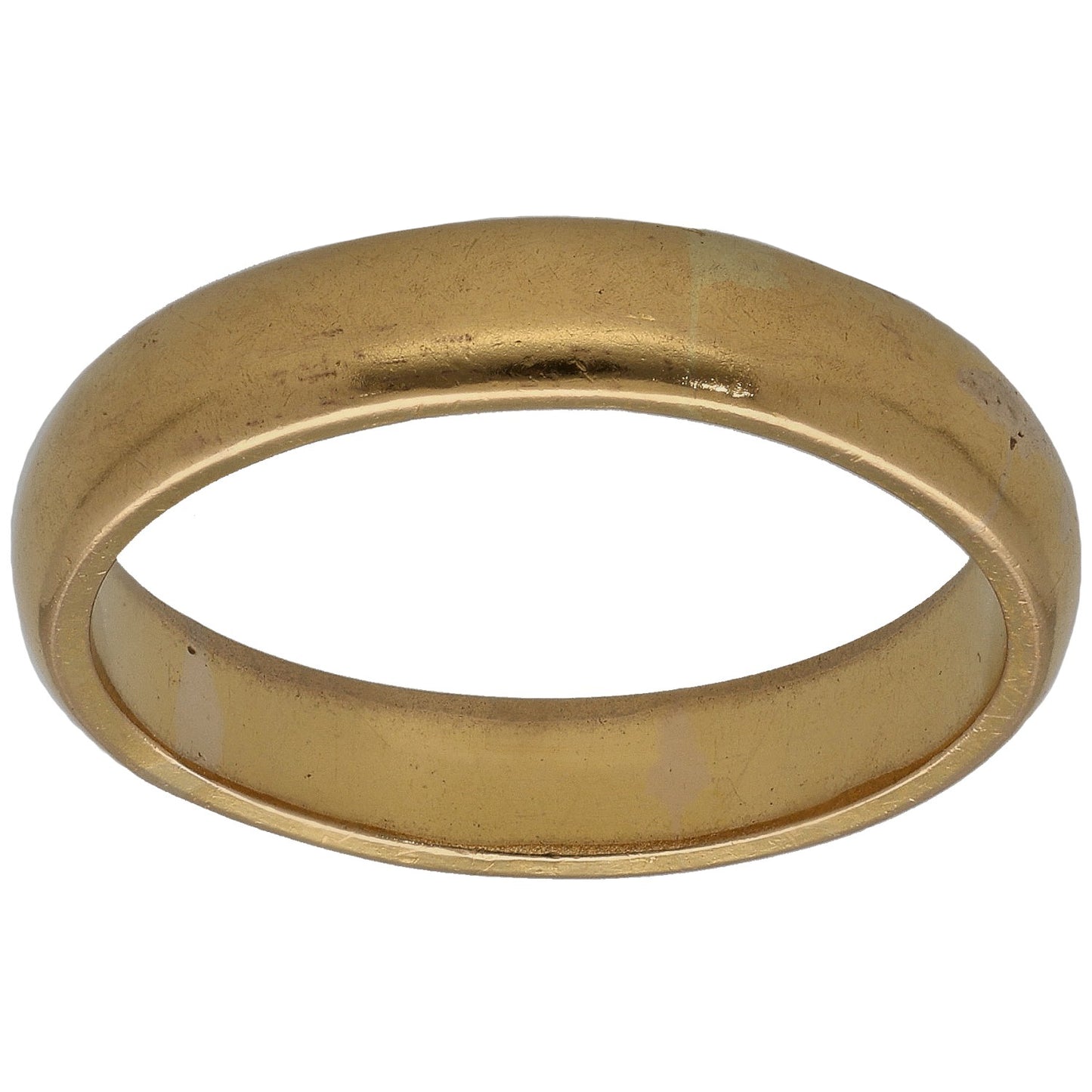 22ct Gold Plain Wedding Ring Size T