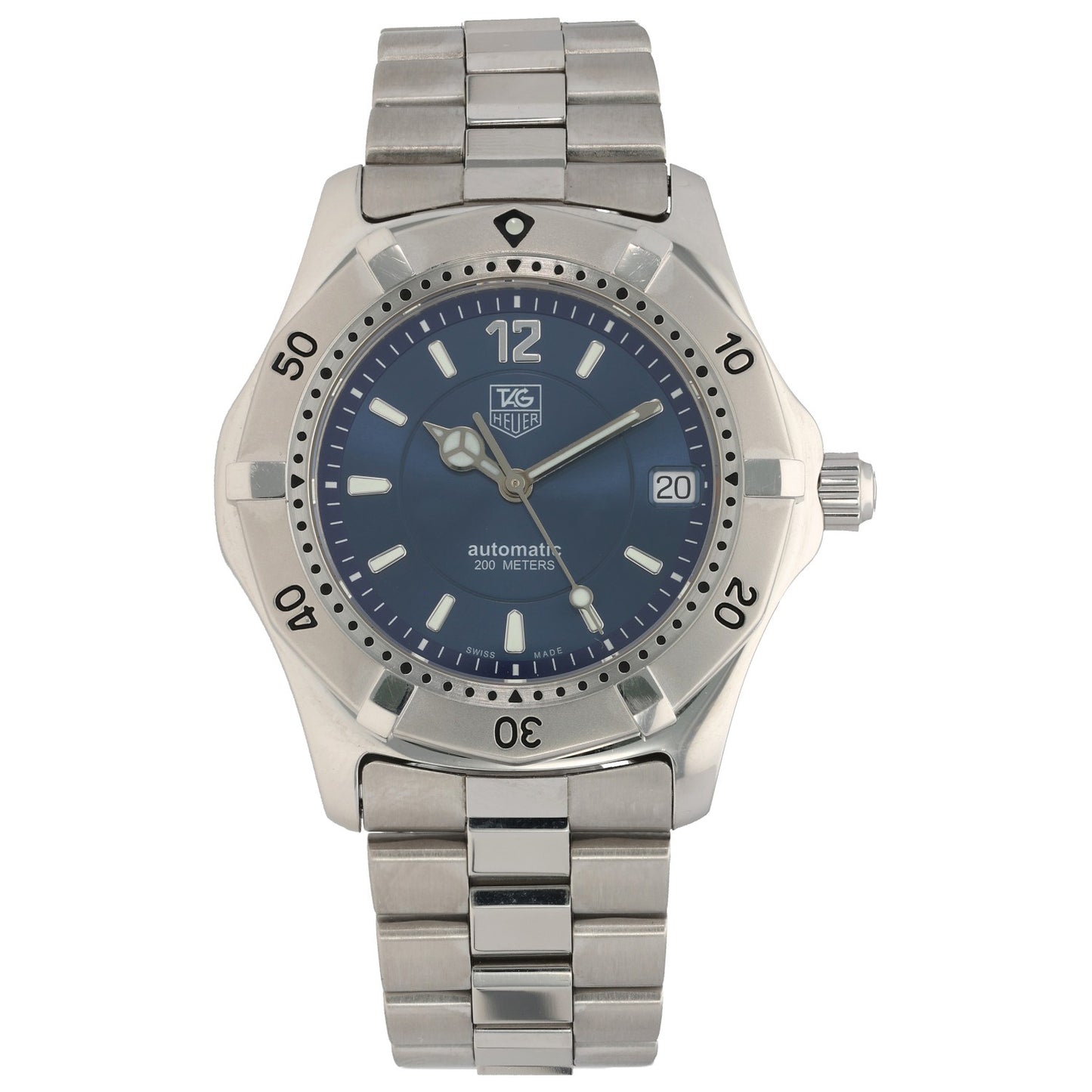 Tag Heuer 2000 Series WK2117-1 38mm Stainless Steel Watch
