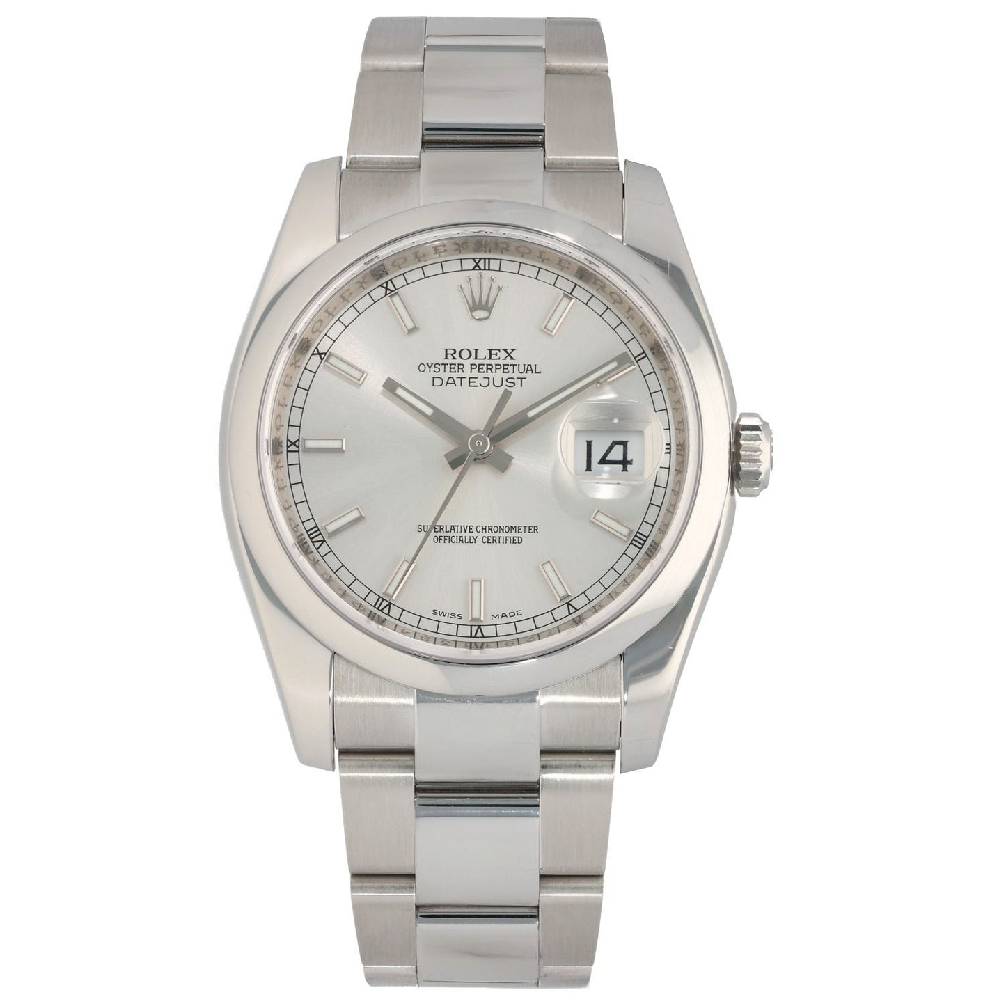 Rolex Datejust 116200 36mm Stainless Steel Watch