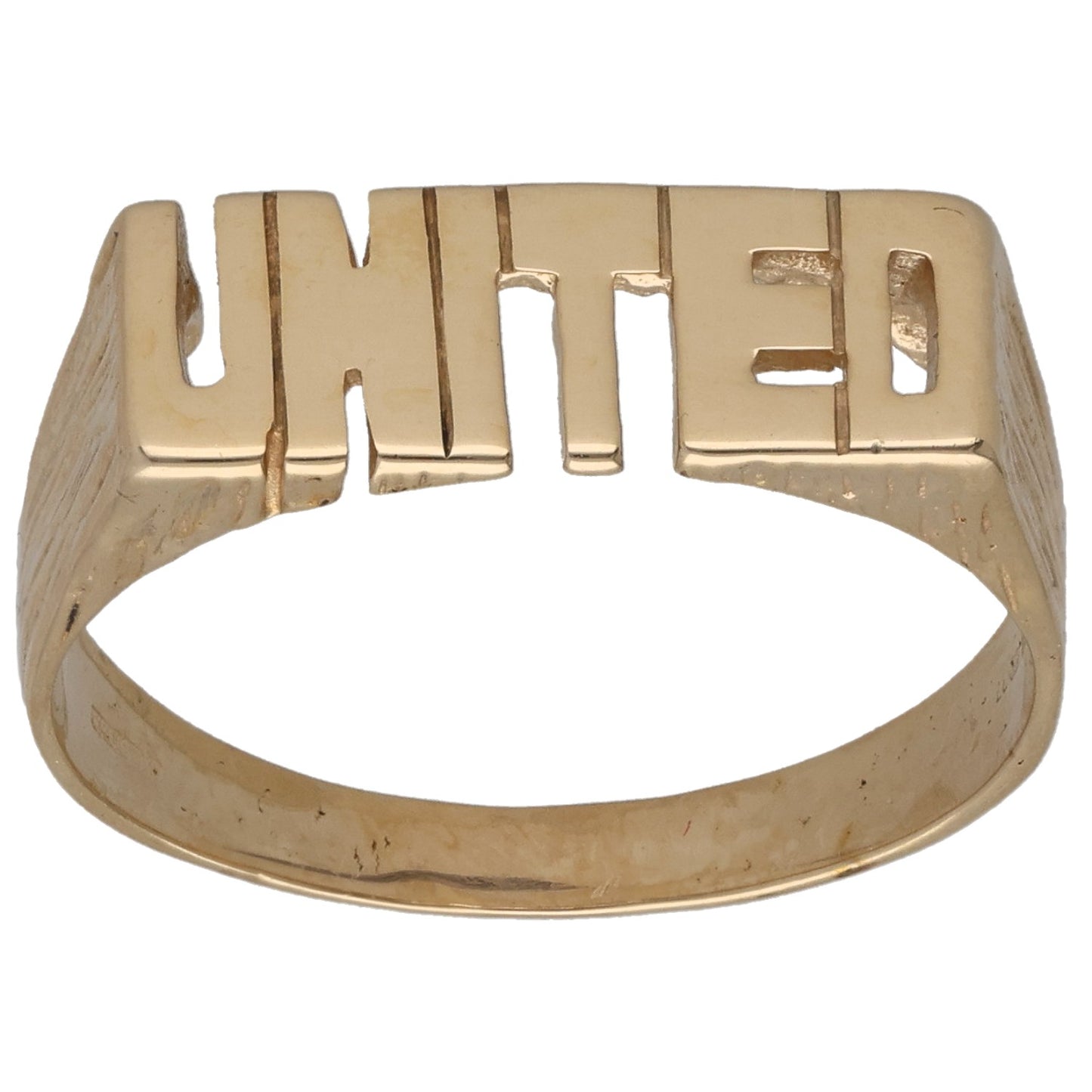 9ct Gold United Ring Size R