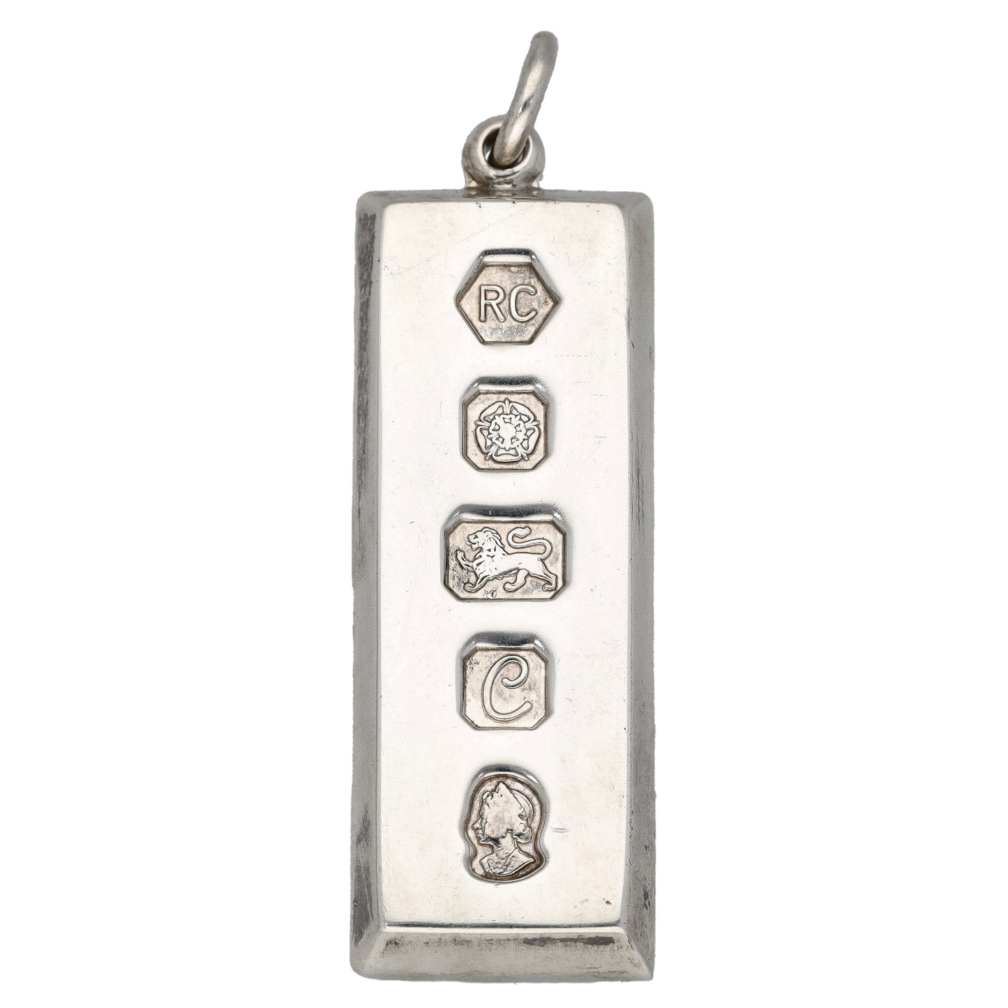 Sterling Silver Ingot Pendant