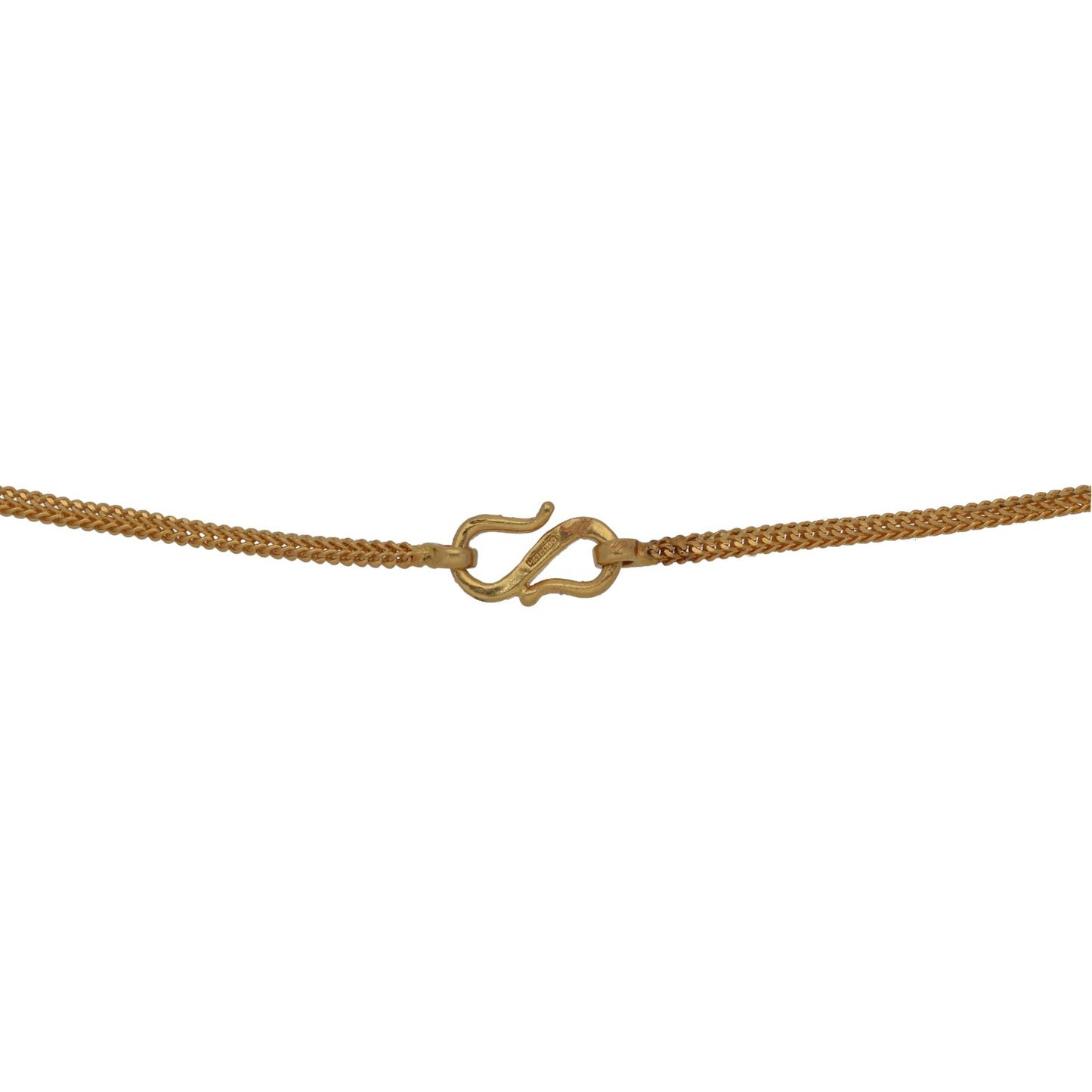 22ct Gold Foxtail Chain 18"