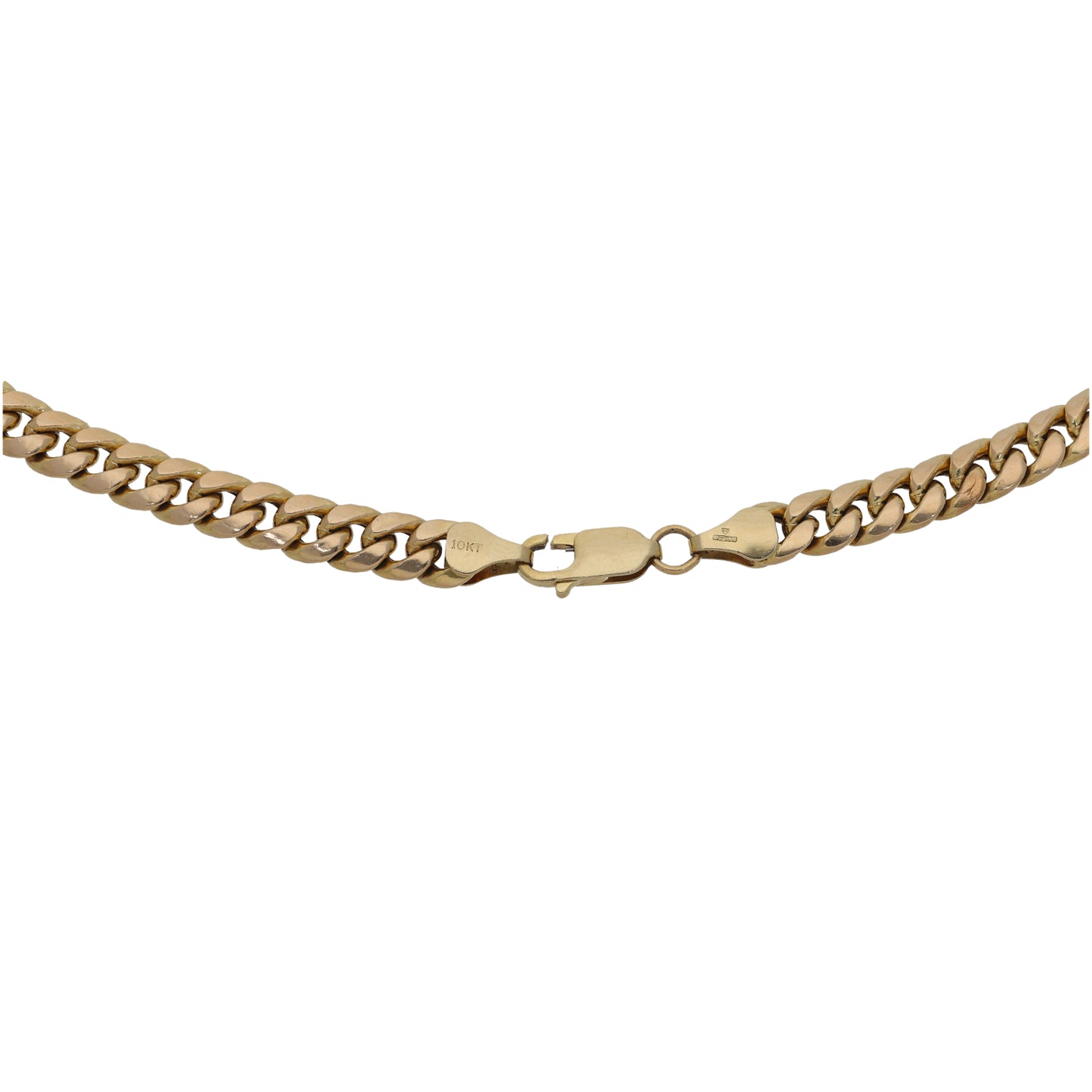 9ct Gold Curb Chain 34"