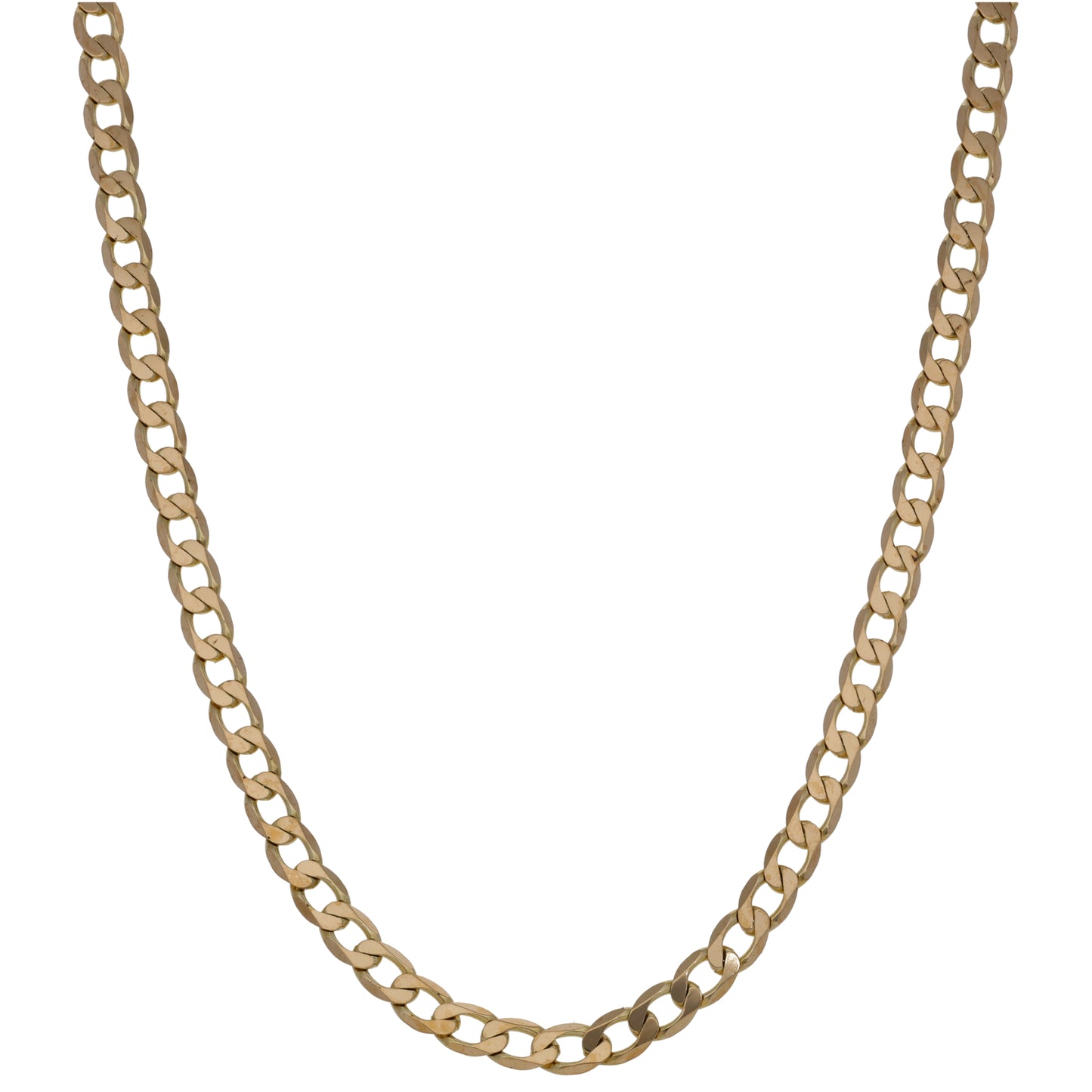 9ct Gold Curb Chain 20"