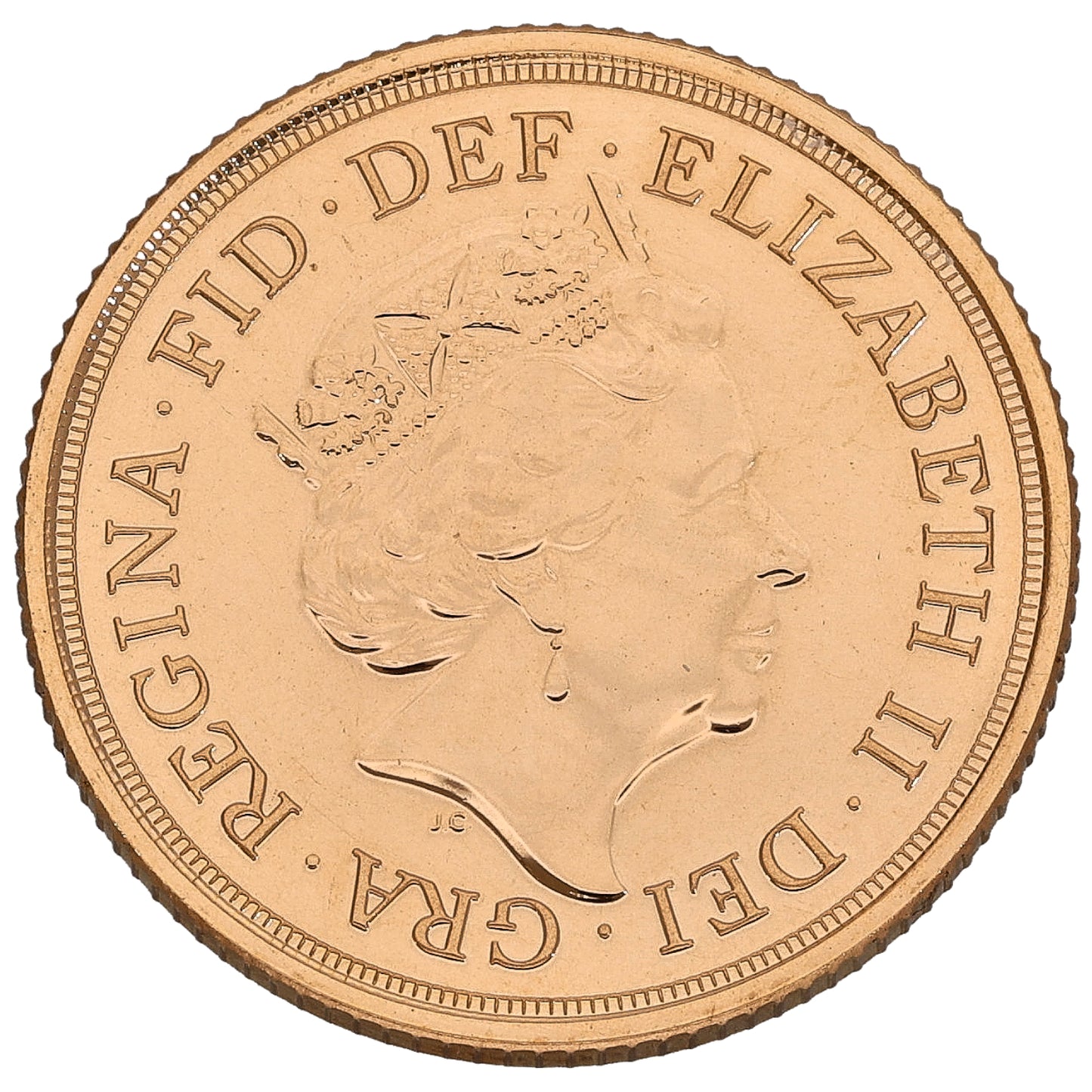 22ct Gold Queen Elizabeth II Full Sovereign Coin 2019
