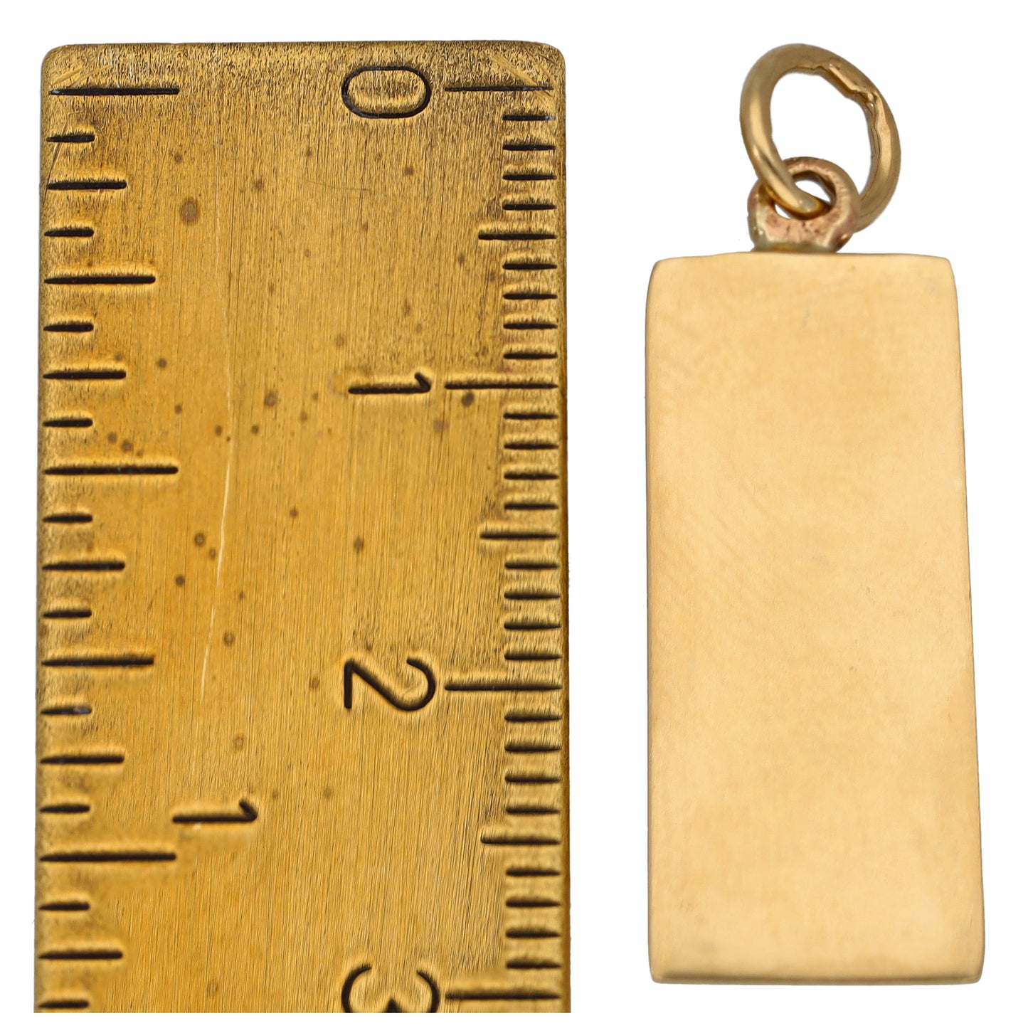 9ct Gold Ingot Pendant
