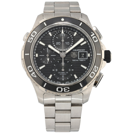 Tag Heuer Aquaracer CAK2110 43mm Stainless Steel Watch - Reduced