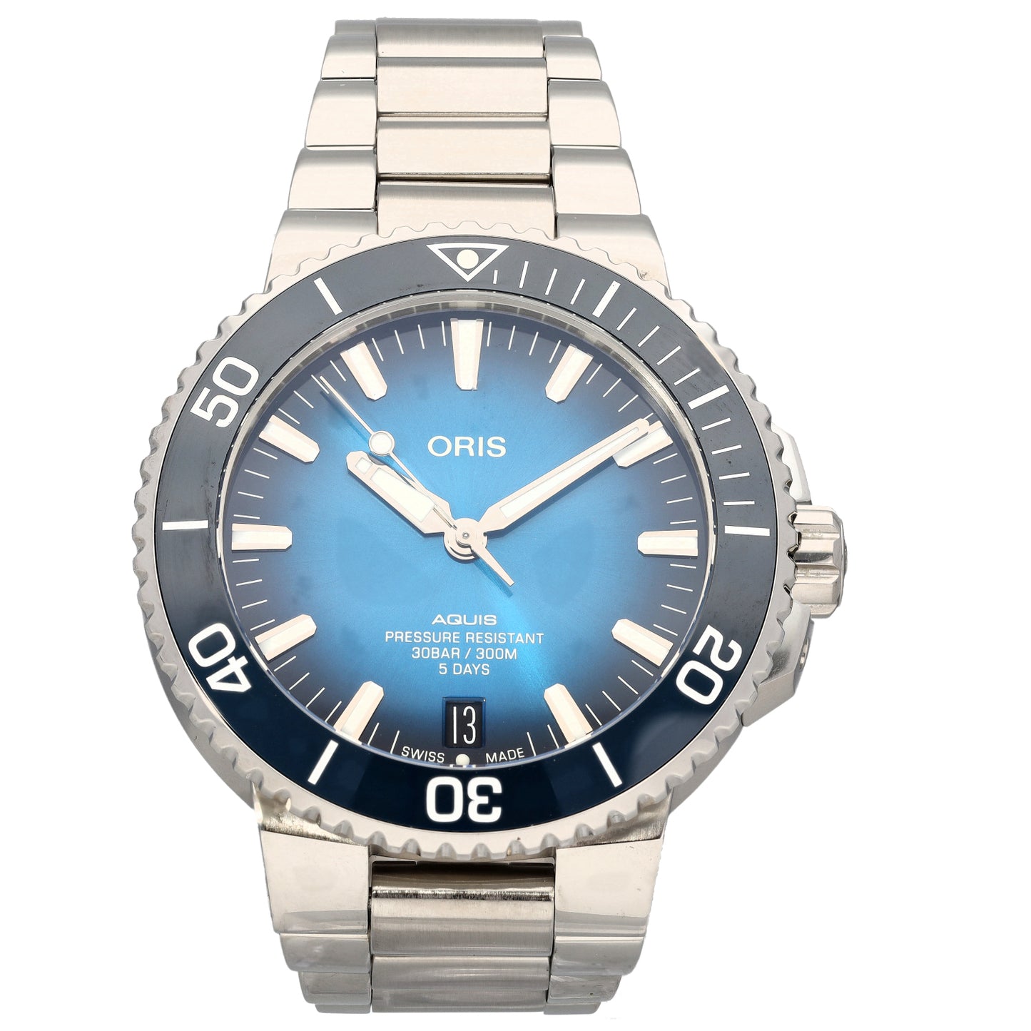 Oris Aquis 7763 43.5mm Stainless Steel Watch