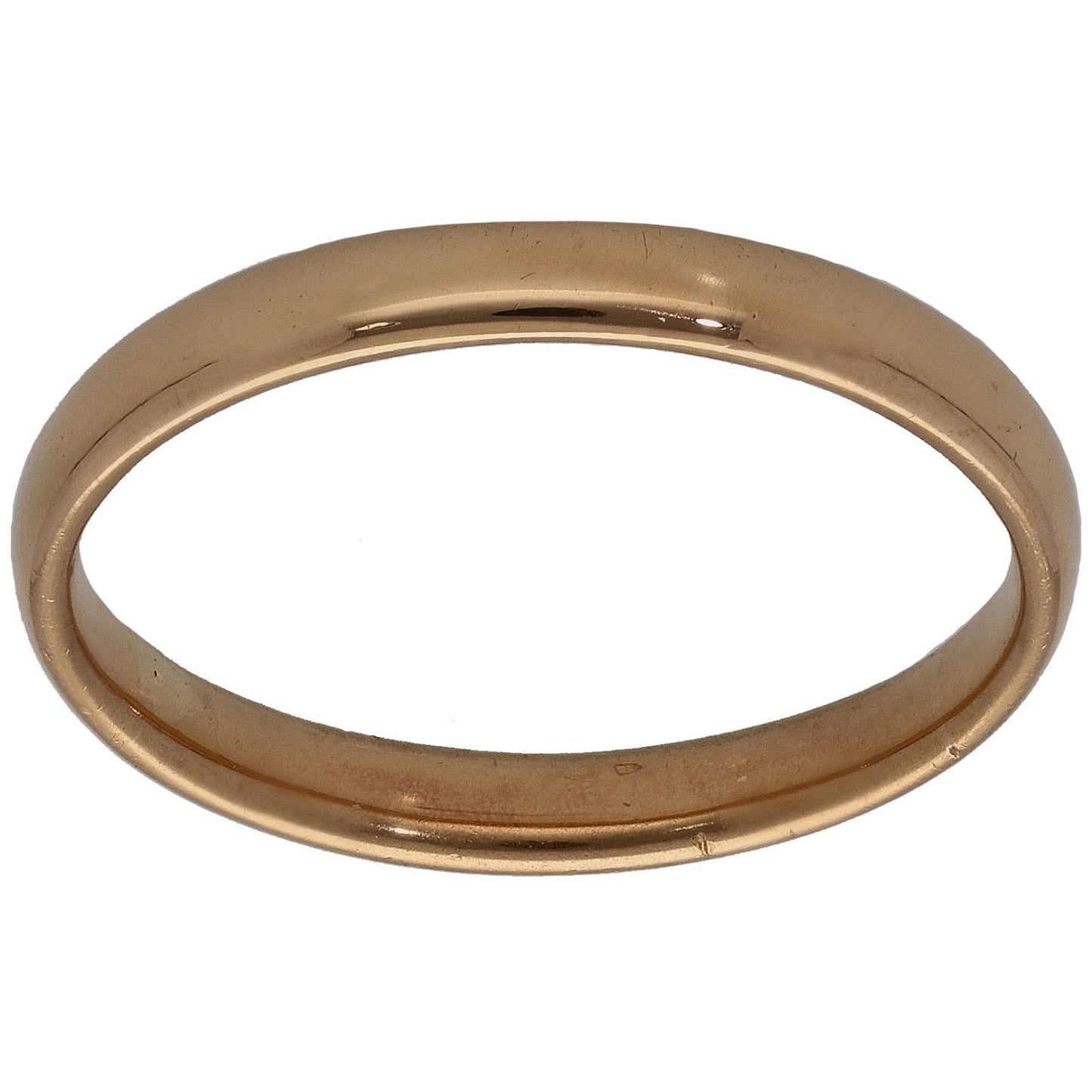 22ct Gold Plain Wedding Ring Size P