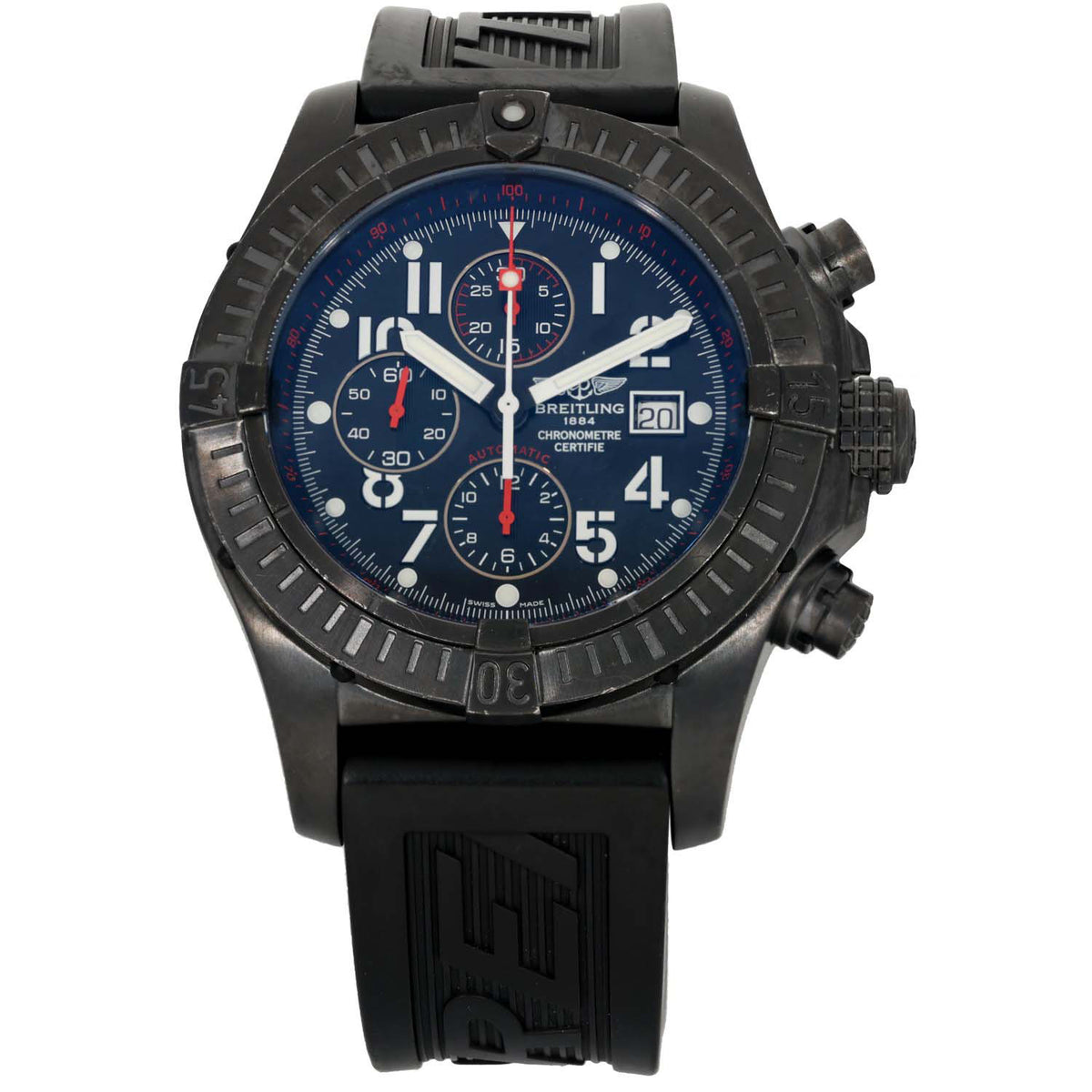 Breitling Super Avenger M13370 48mm PVD Stainless Steel Watch