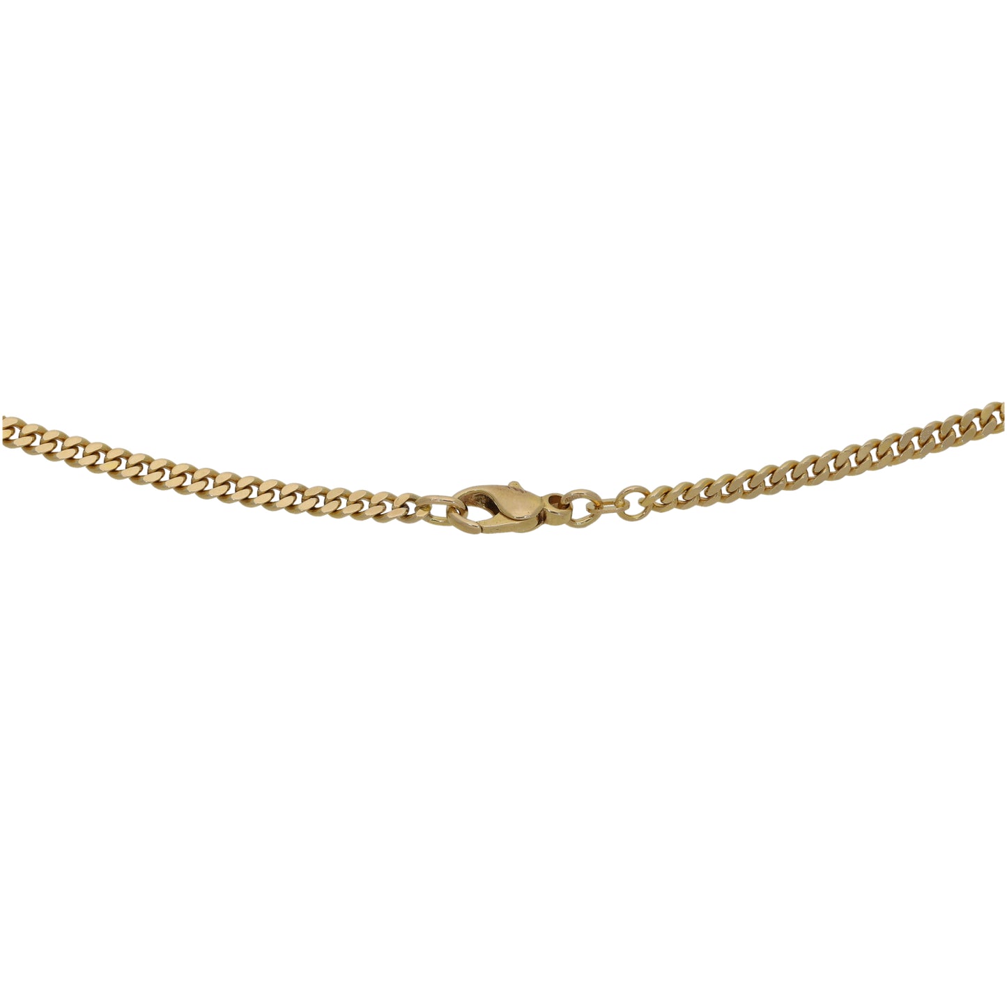 14ct Gold Curb Chain 18"