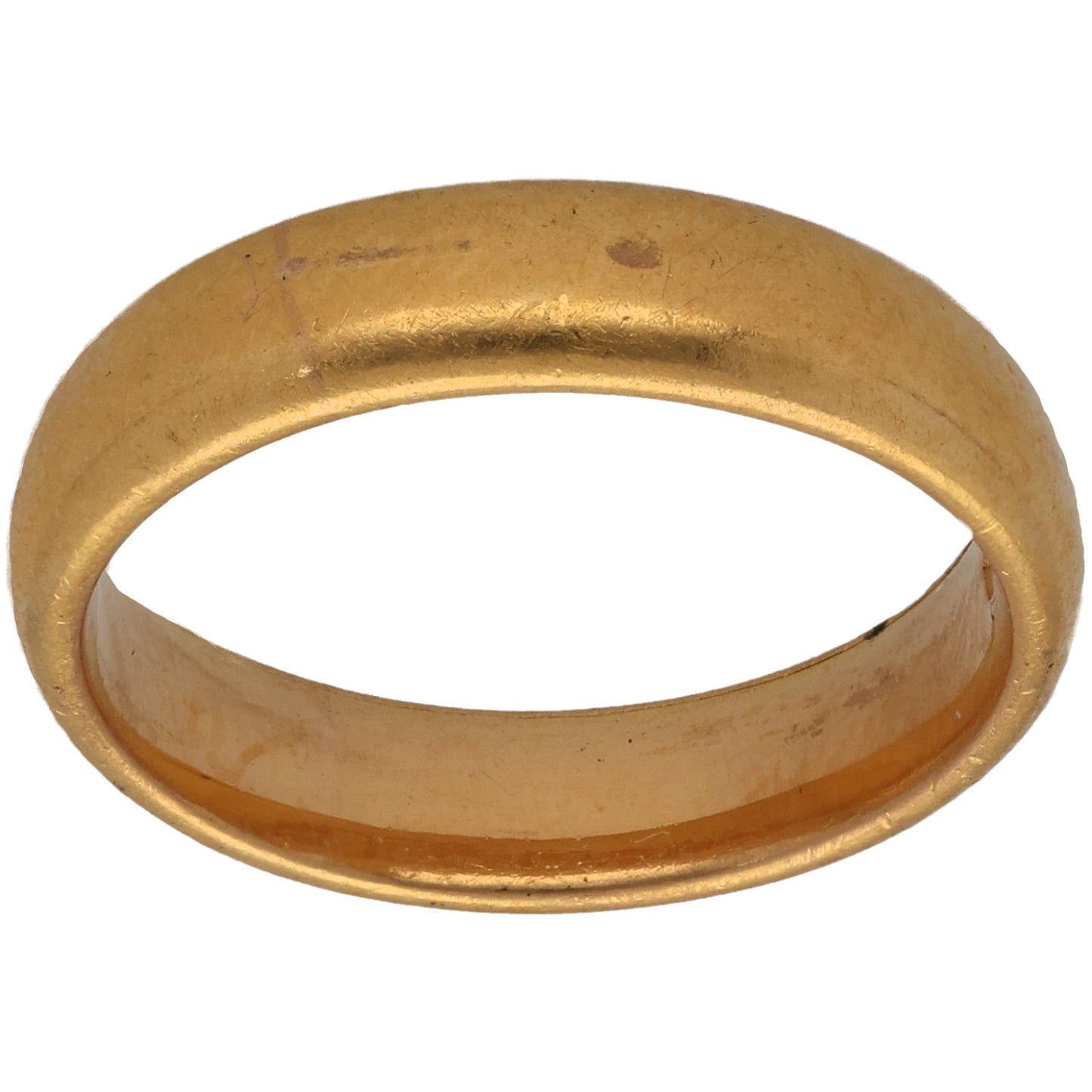 22ct Gold Plain Wedding Ring Size M