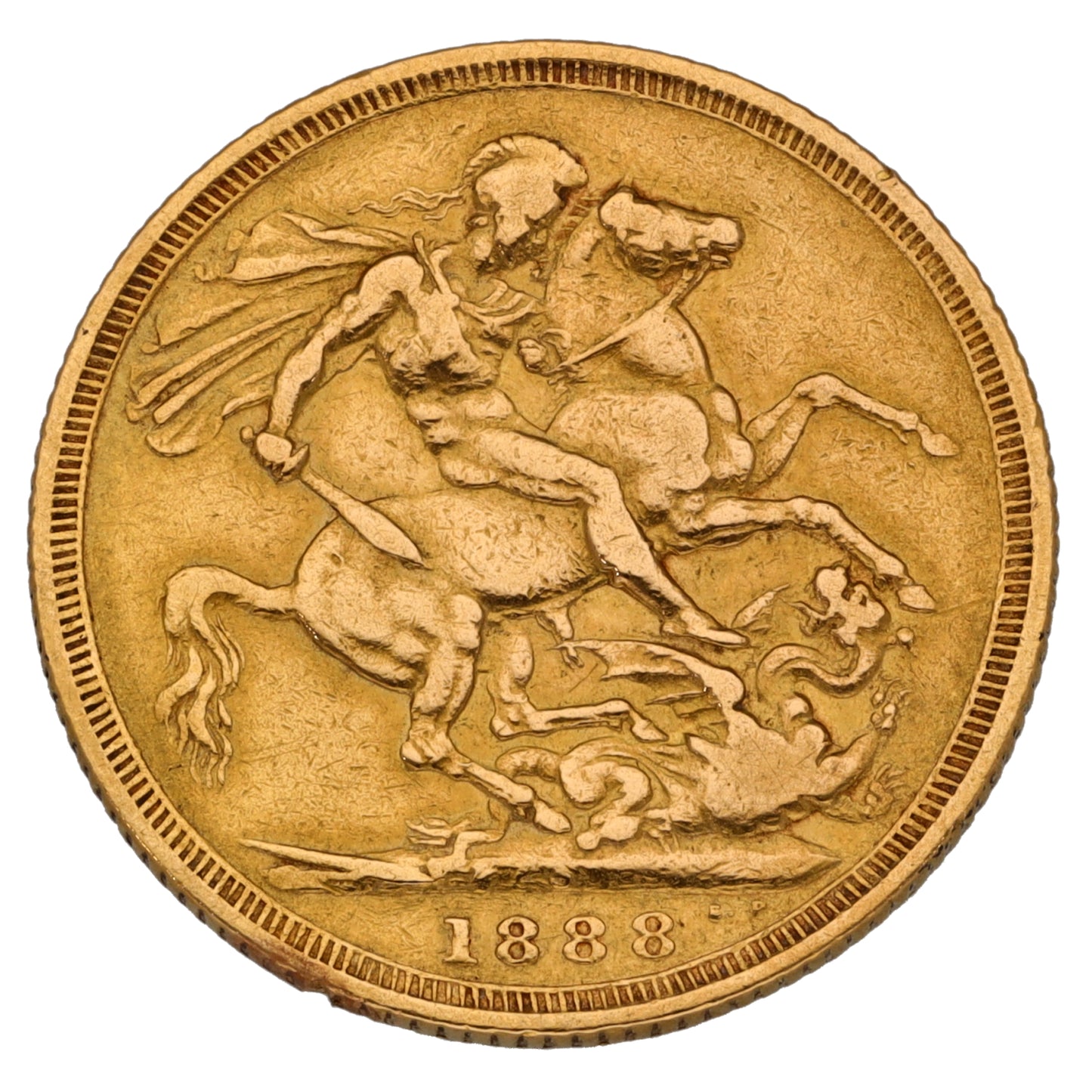 22ct Gold Queen Victoria Full Sovereign Coin 1888