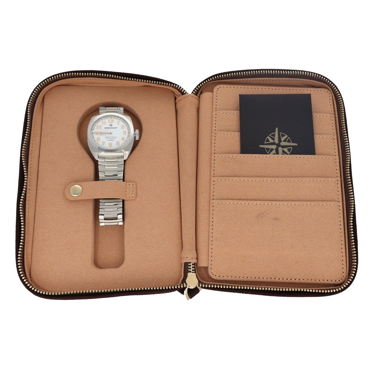 Bremont Terra Nova TN38-ND-SS-WH-B 38mm Stainless Steel Watch