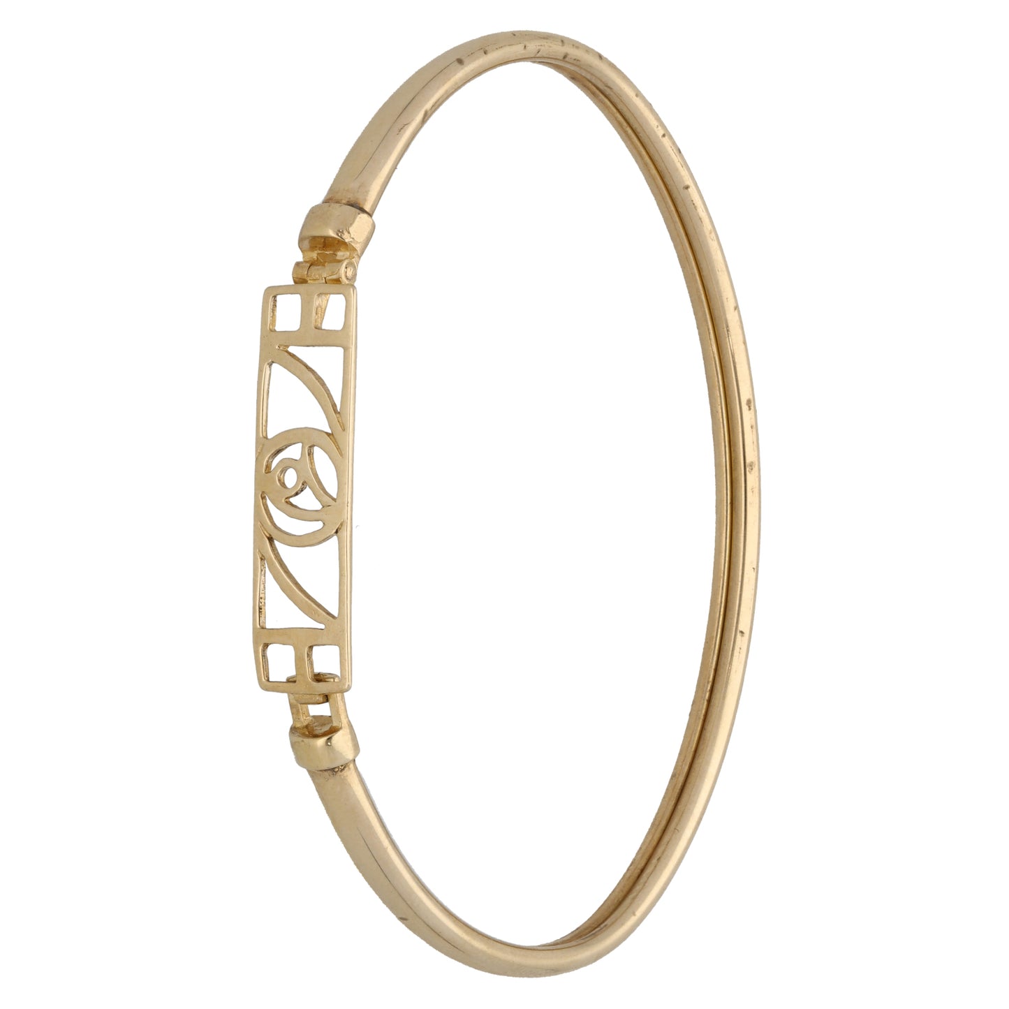 9ct Gold Hinged/Clasp Bangle