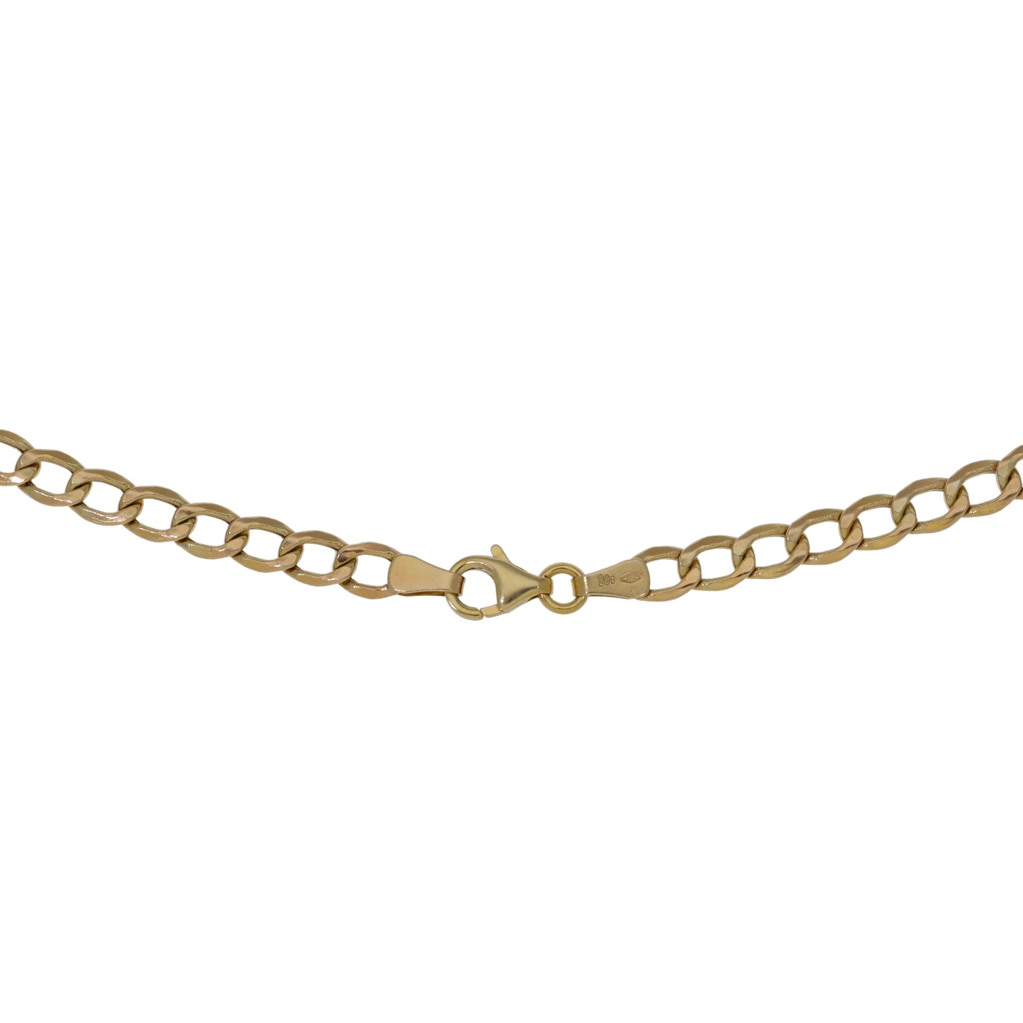 9ct Gold Curb Chain 24"