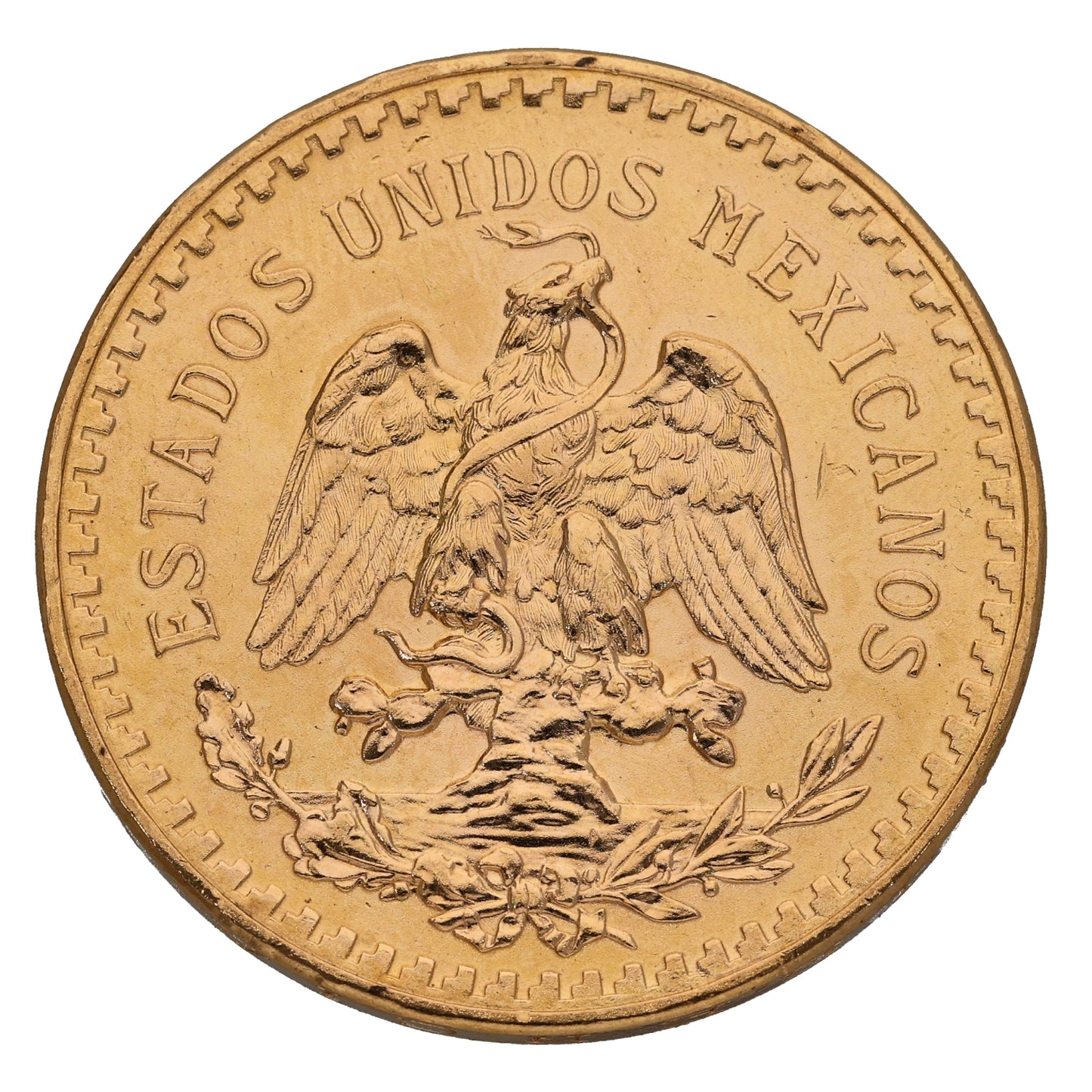 22ct Gold Mexican 50 Pesos Coin 1821 - 1947