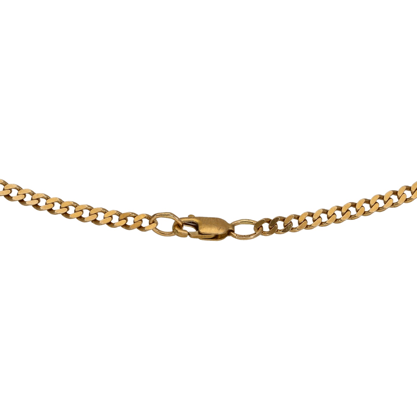 9ct Gold Curb Chain 20"