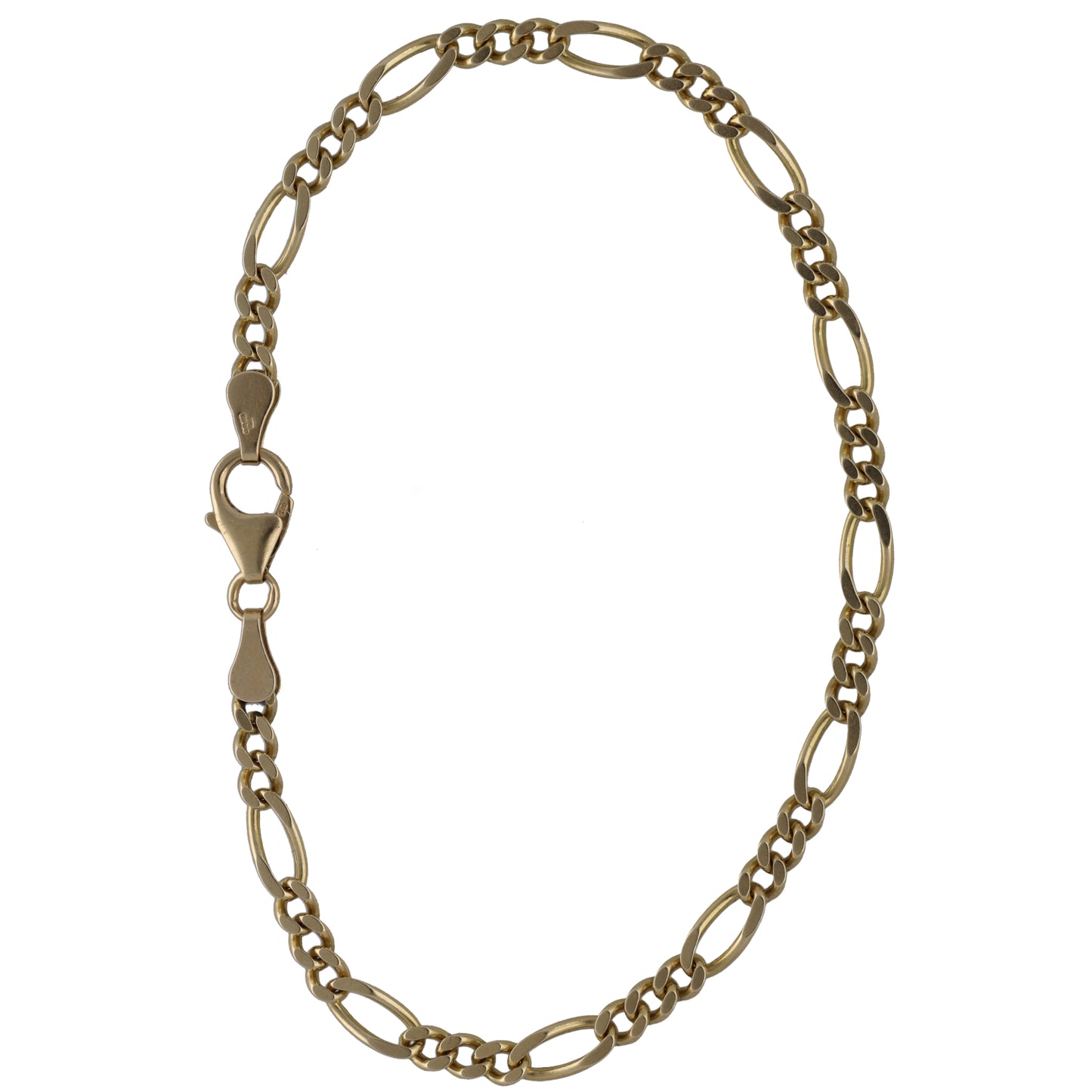 9ct Gold Figaro Bracelet