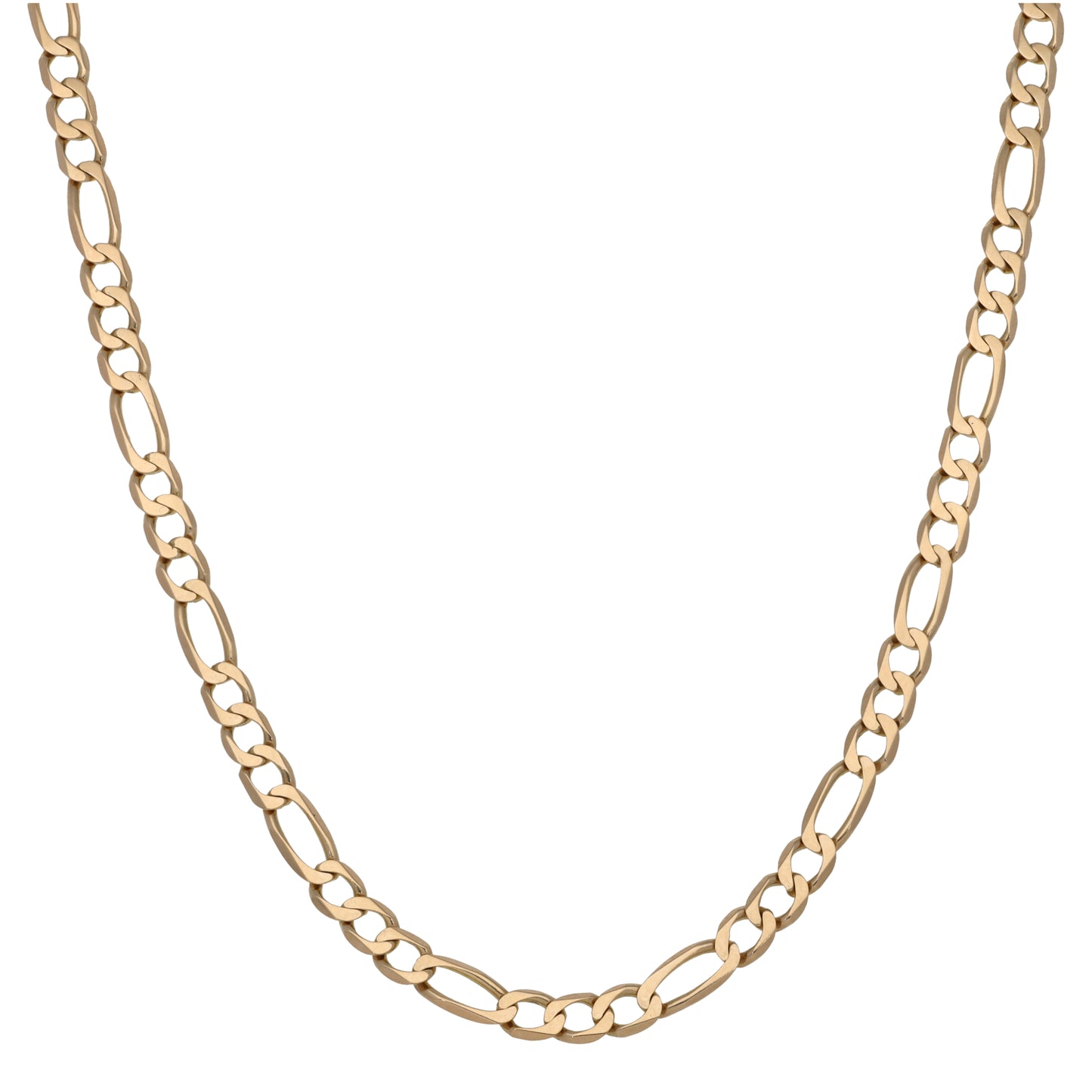 9ct Gold Figaro Chain 18"