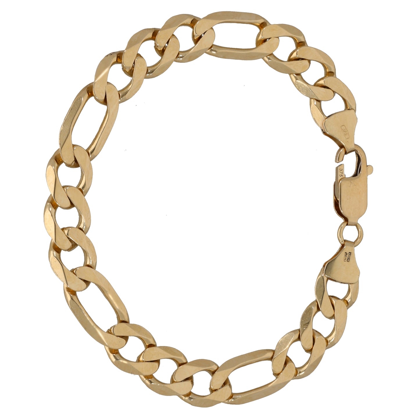 9ct Gold Figaro Bracelet