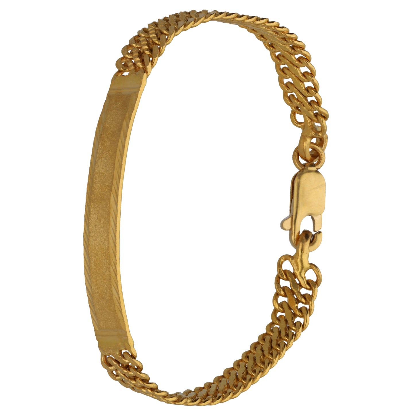 22ct Gold Kids ID Bracelet