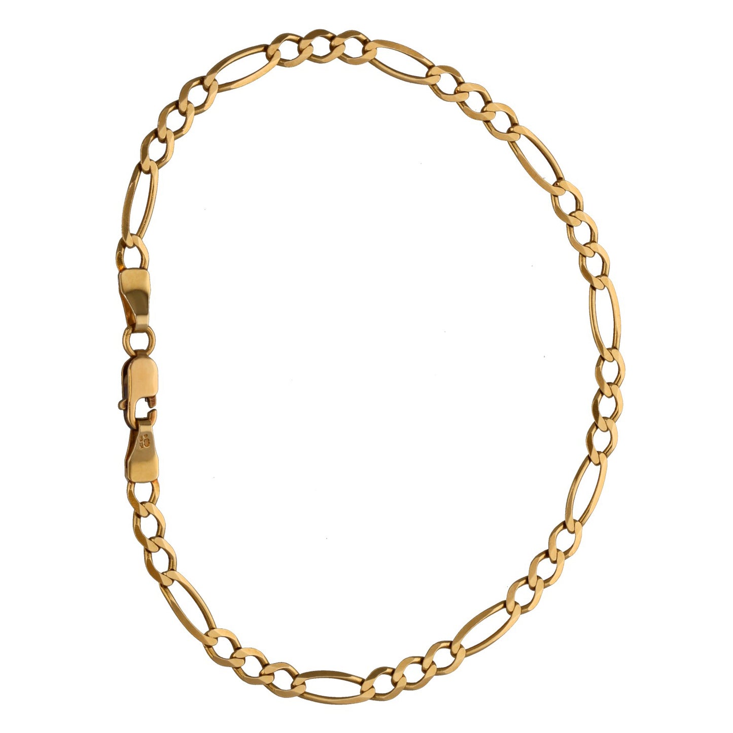 9ct Gold Figaro Bracelet