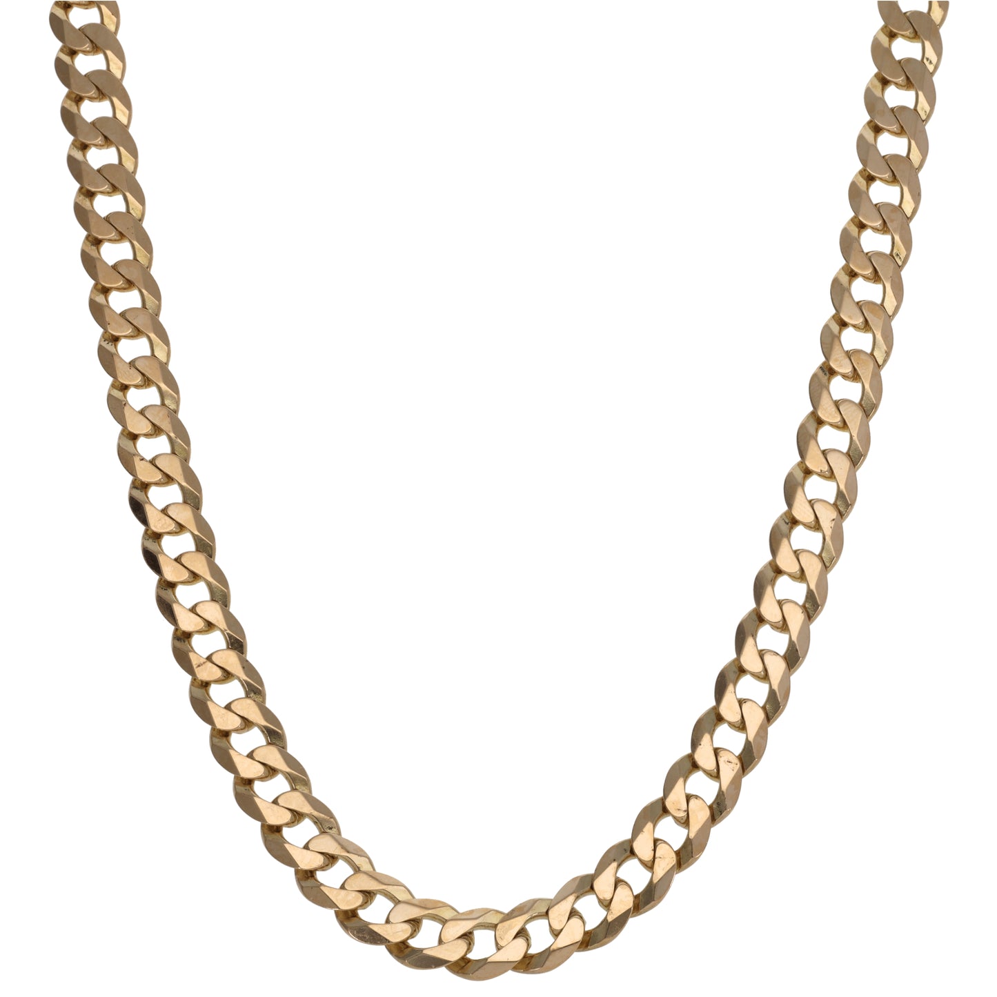 9ct Gold Curb Chain 20"
