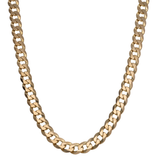 9ct Gold Curb Chain 20"