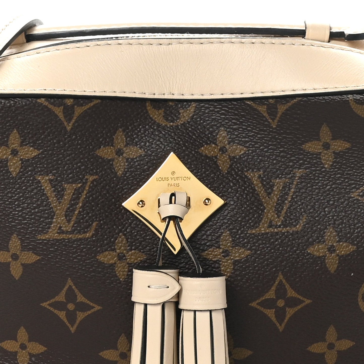 Louis Vuitton Saintonge Monogram Coated Canvas Bag - Brown