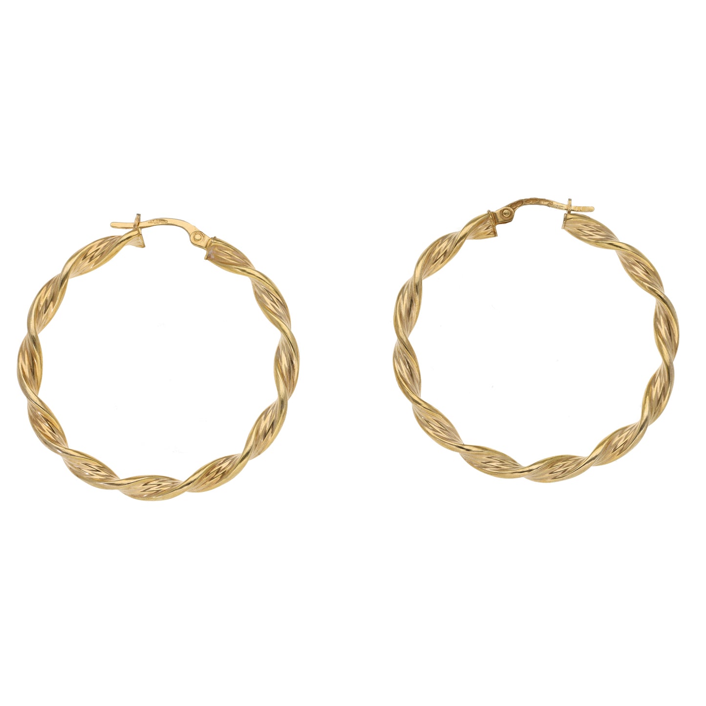 9ct Gold Hoop Earrings