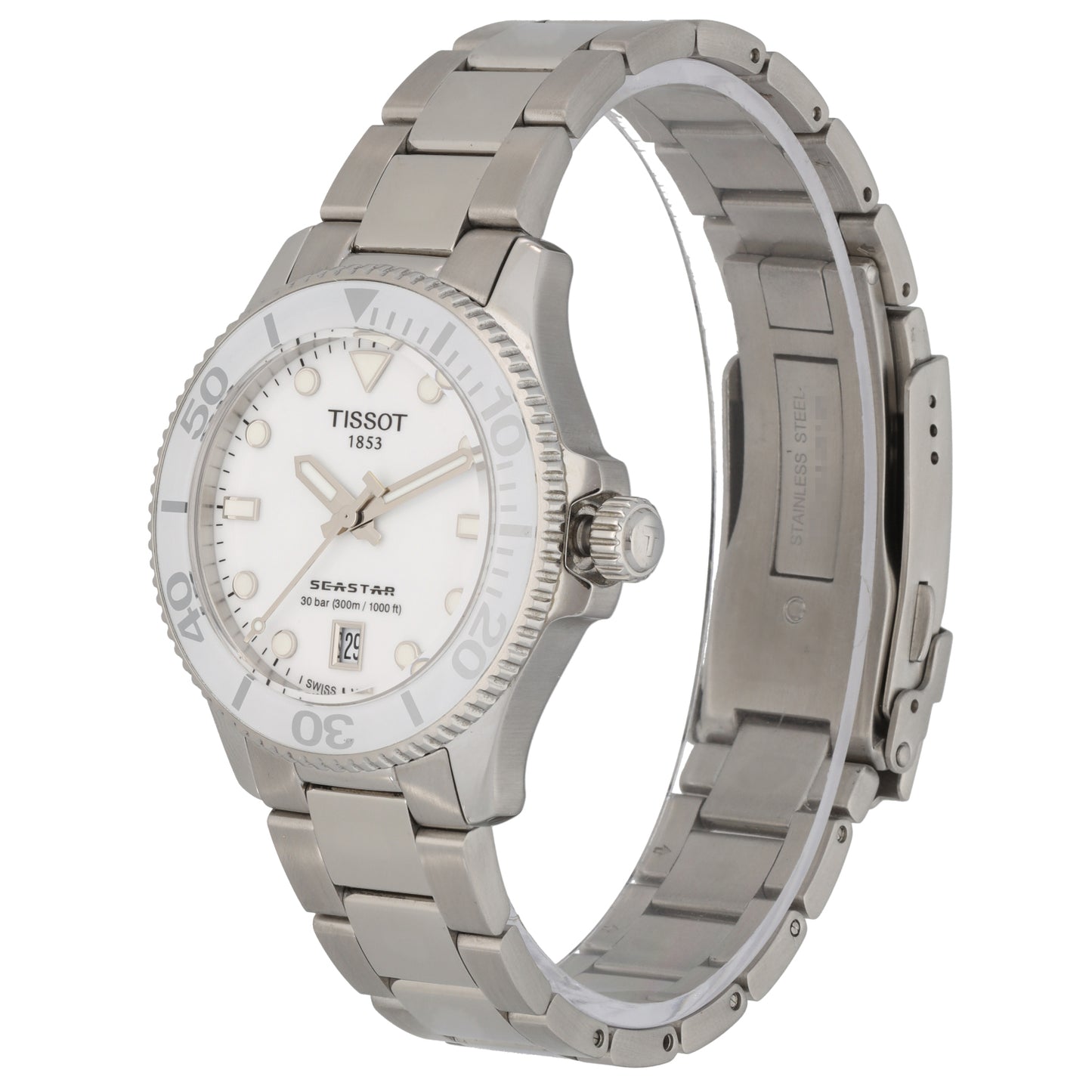 Tissot Seastar T120210 A 36mm Stainless Steel Watch