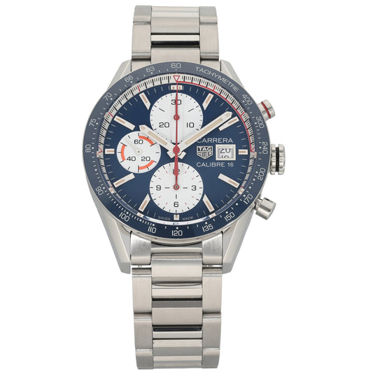 Tag Heuer Carrera CV201AR-0 41mm Stainless Steel Watch