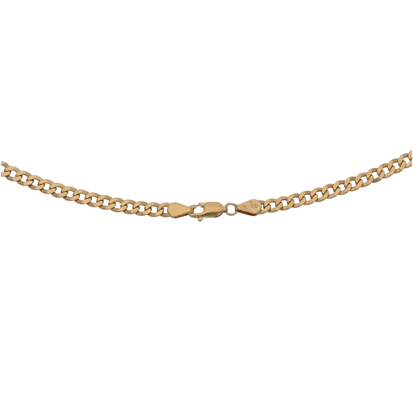 9ct Gold Curb Chain 20"