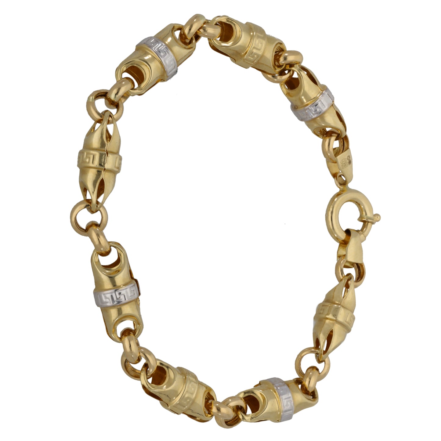 14ct Bi-Colour Gold Alternative Bracelet