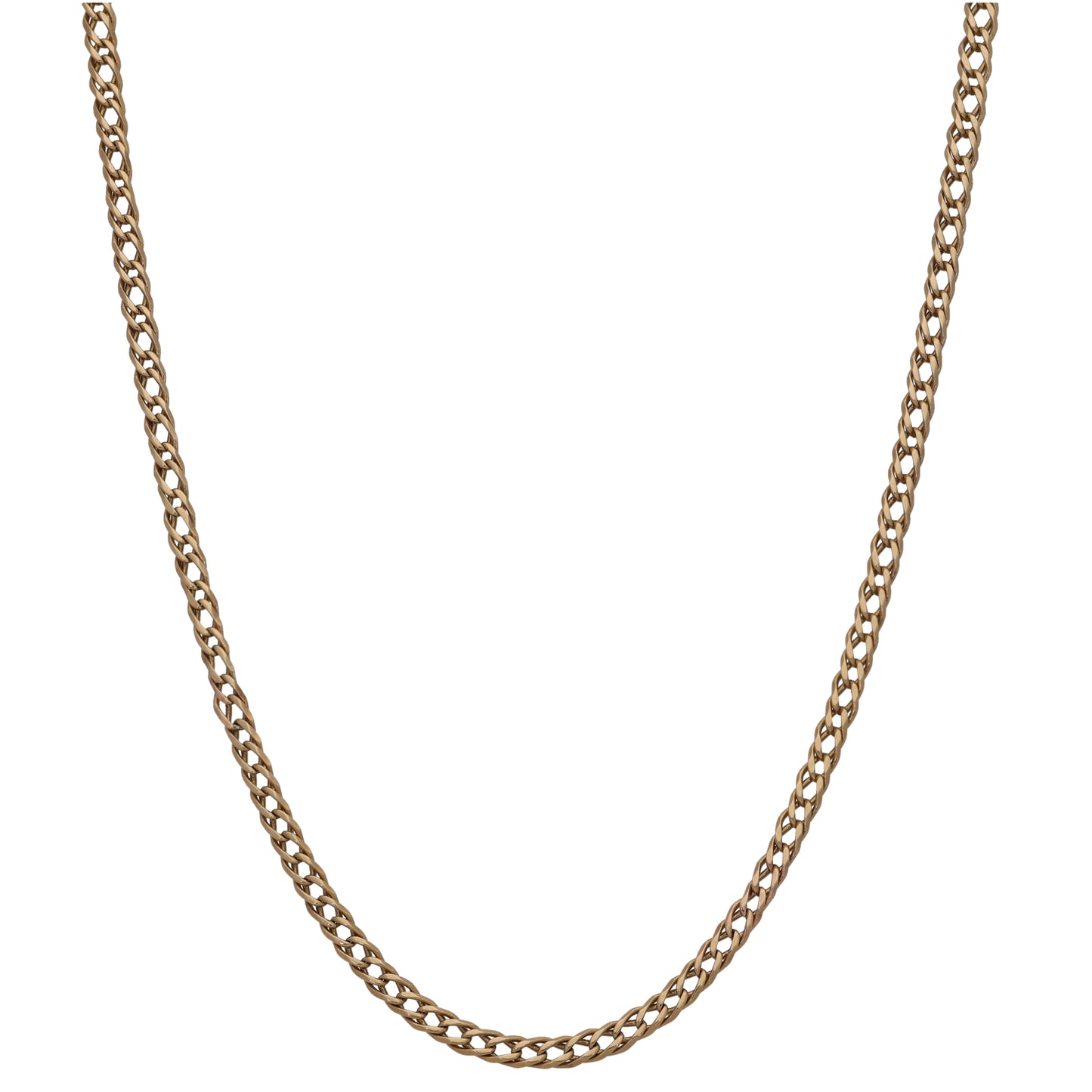 9ct Gold Double Curb Chain 22"