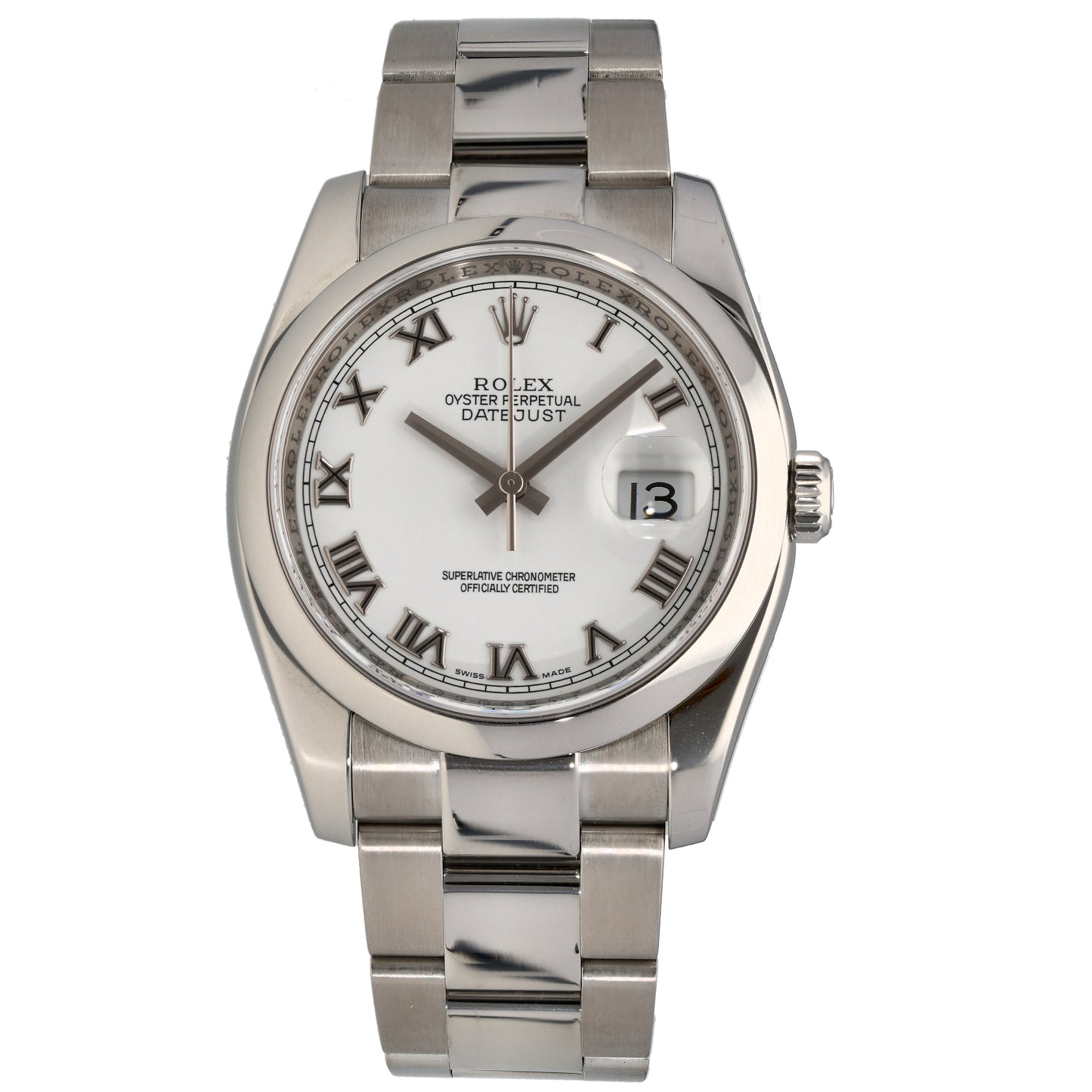Rolex Datejust 116200 36mm Stainless Steel Watch