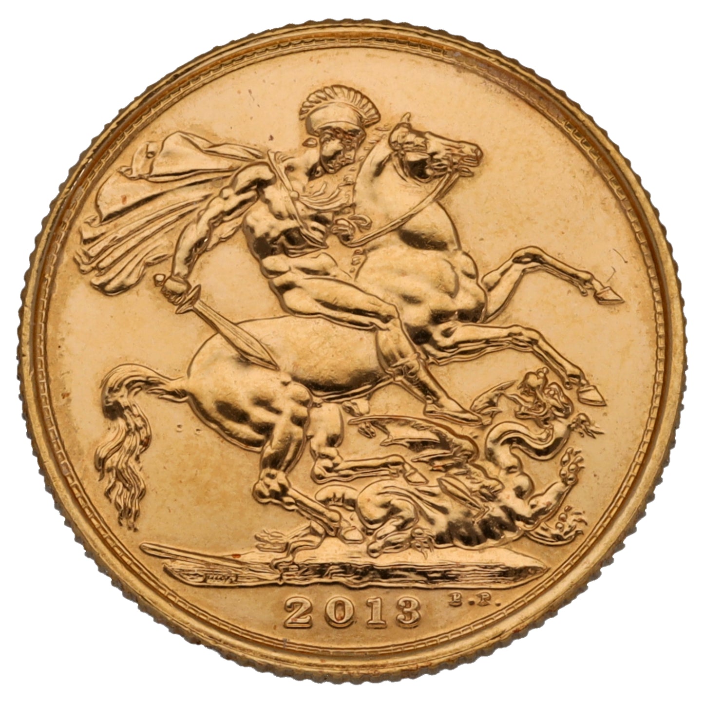 22ct Gold Queen Elizabeth II Full Sovereign Coin 2013